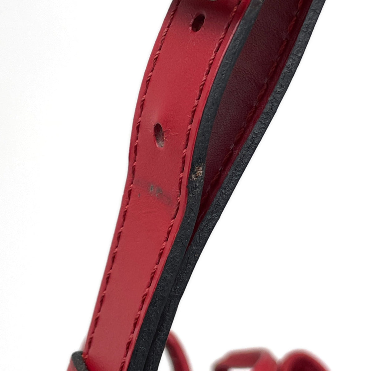 Louis Vuitton Castilian Red Epi Leather Shoulder Bag (Pre-Owned)