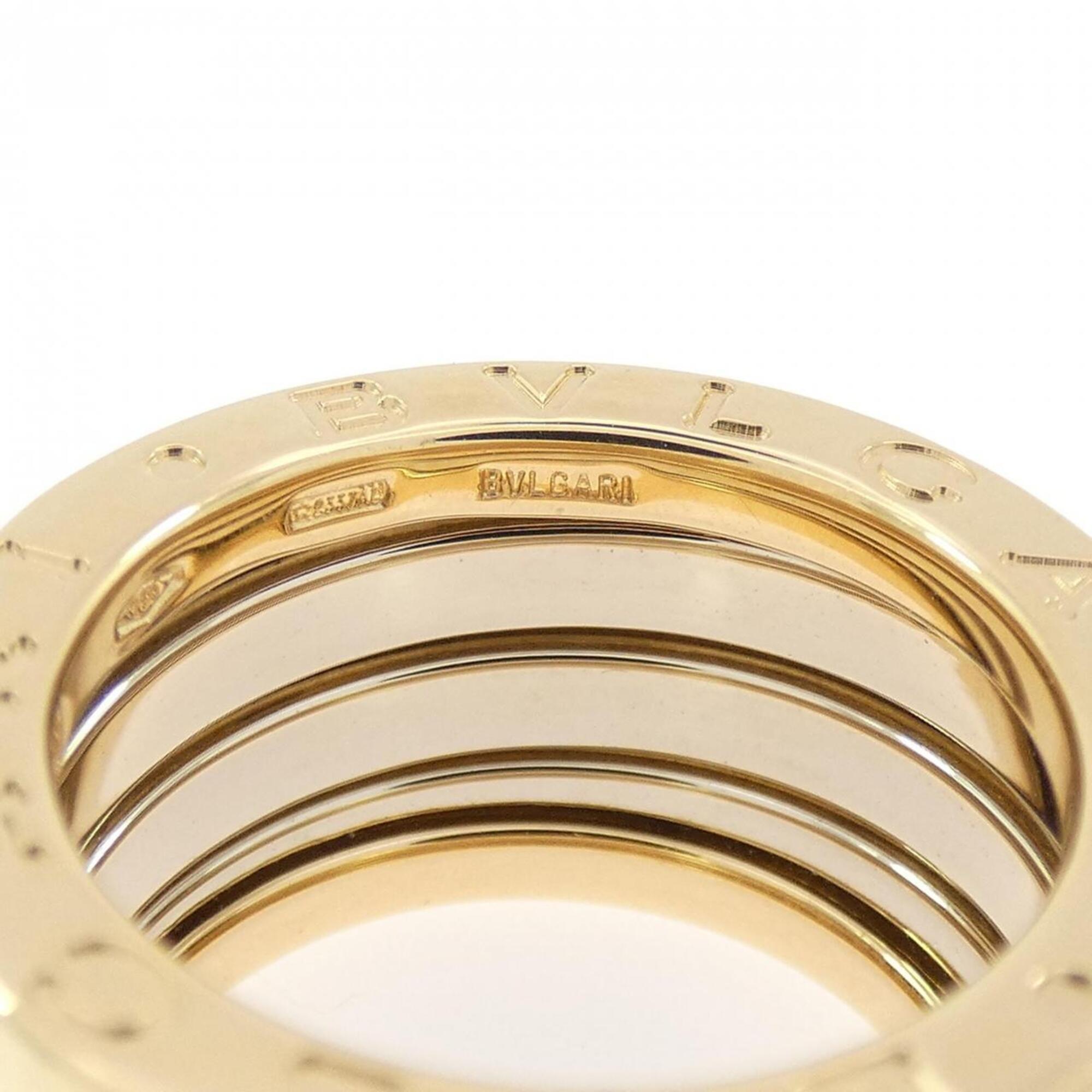Bvlgari Yellow Gold (18K) White Gold (18K) Band Ring (Pre-Owned)