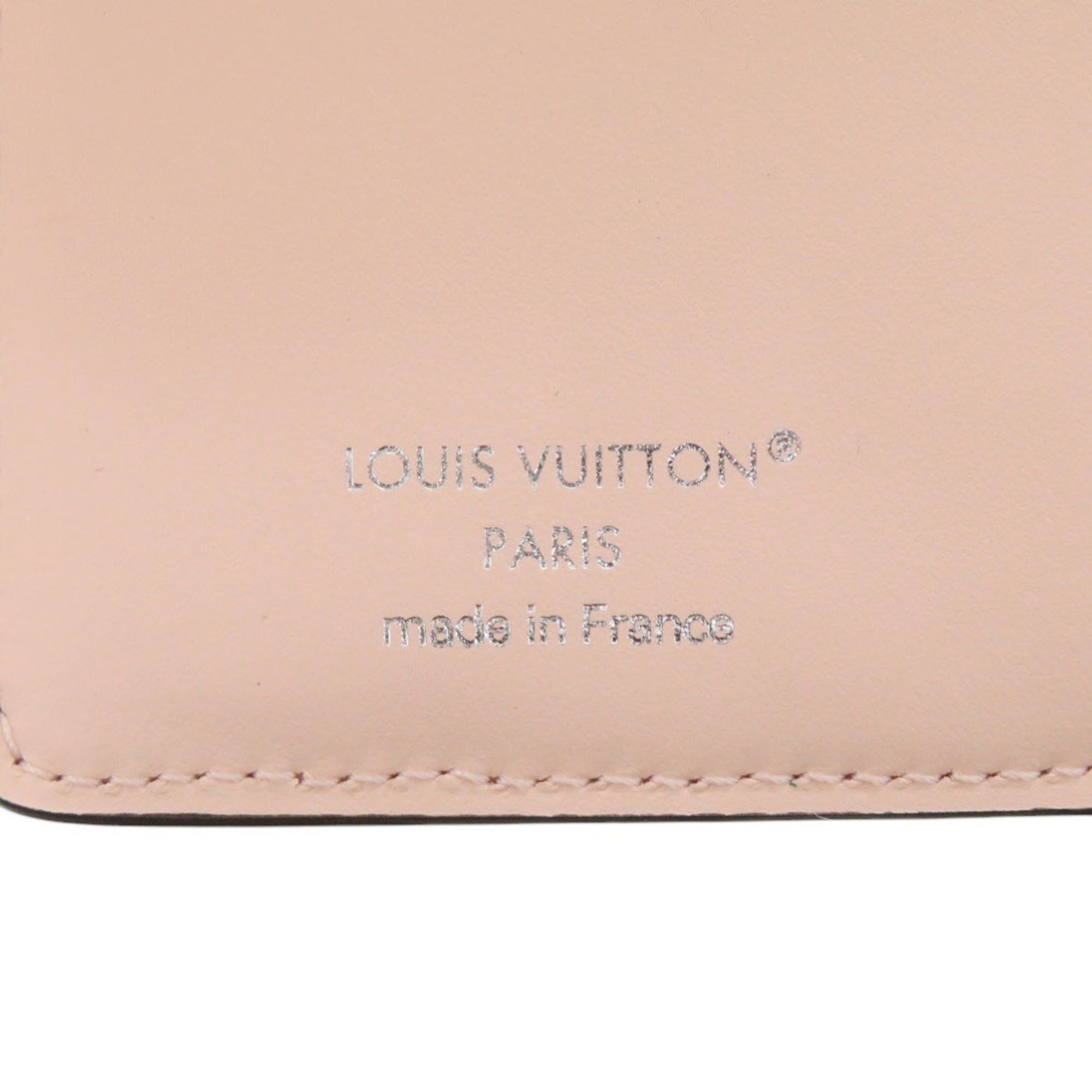 Louis Vuitton Pink Mahina Leather Wallet (Bi-Fold) (Pre-Owned)