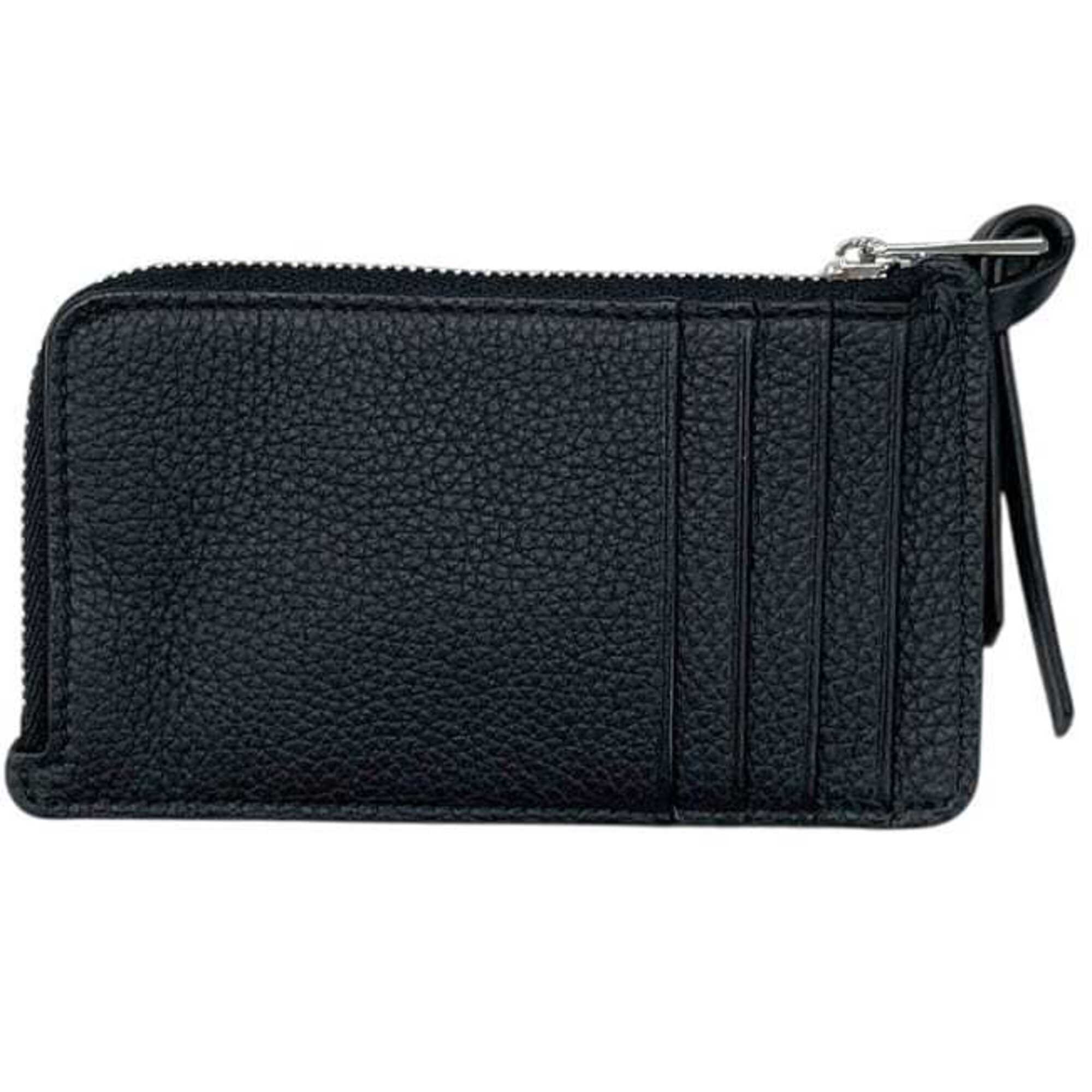 Loewe Black Leather Coin Purse/Coin Case (Pre-Owned)