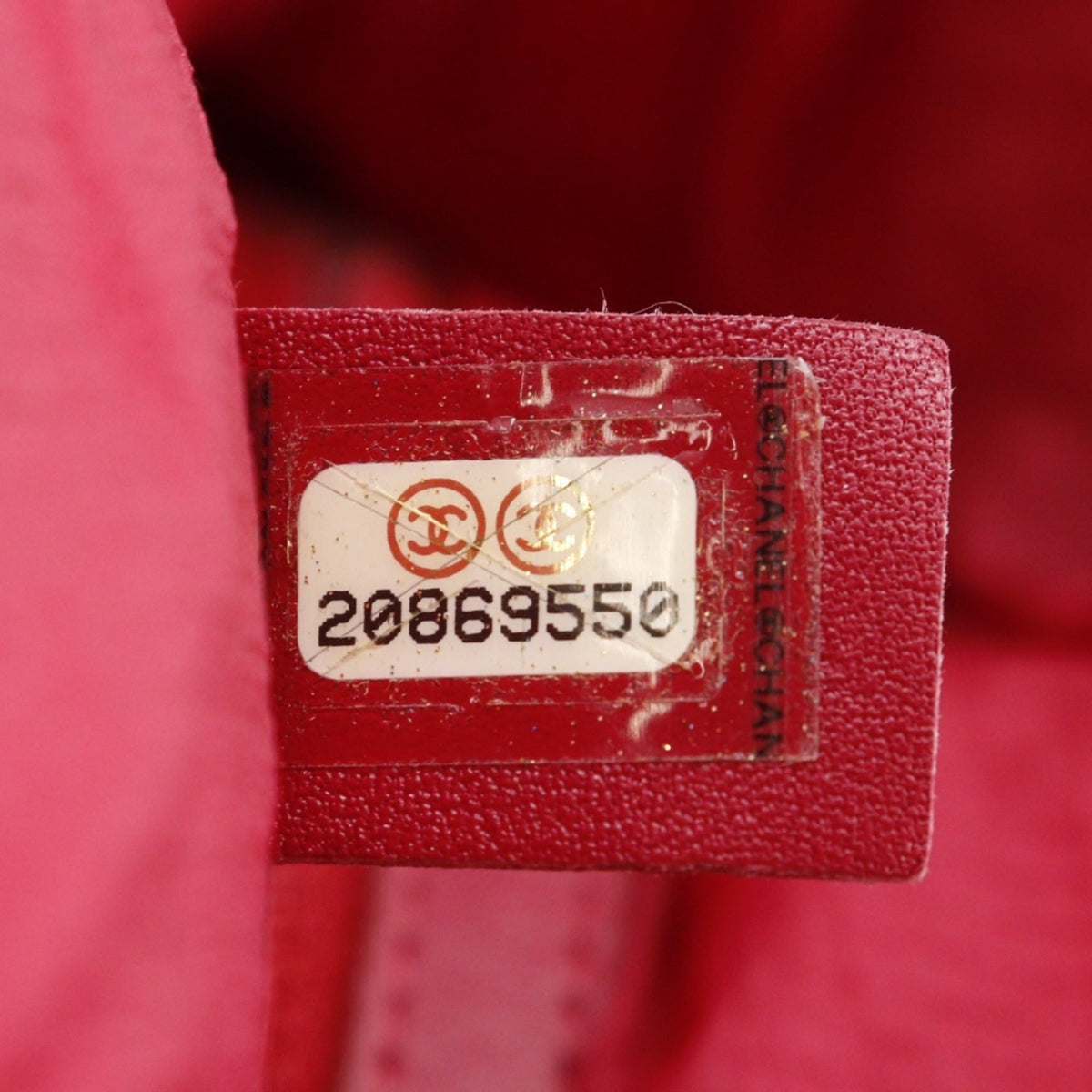 Chanel Red Color Nylon Backpack (Pre-Owned)