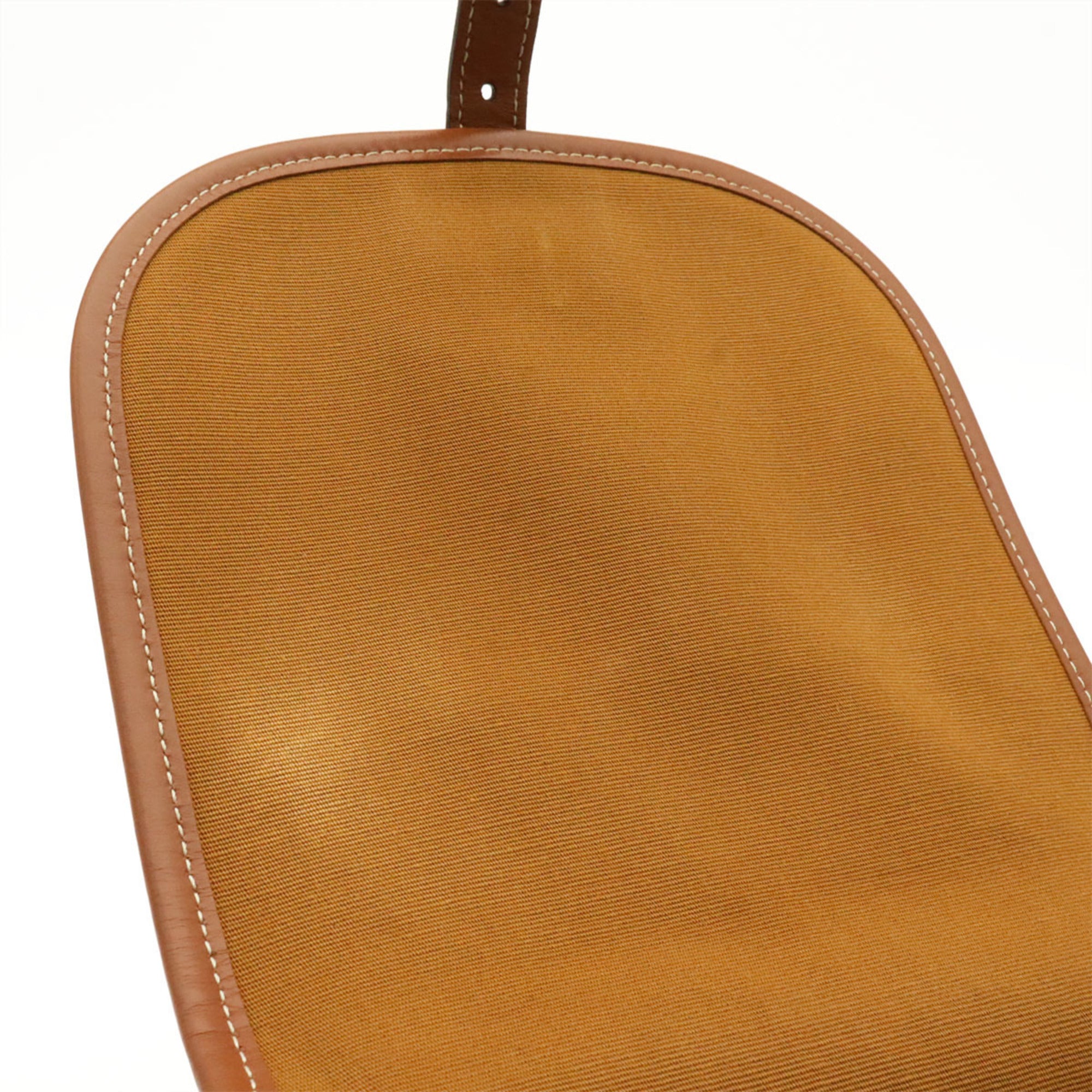 Celine Dark Brown Canvas Pochette Shoulder Bag (Pre-Owned)