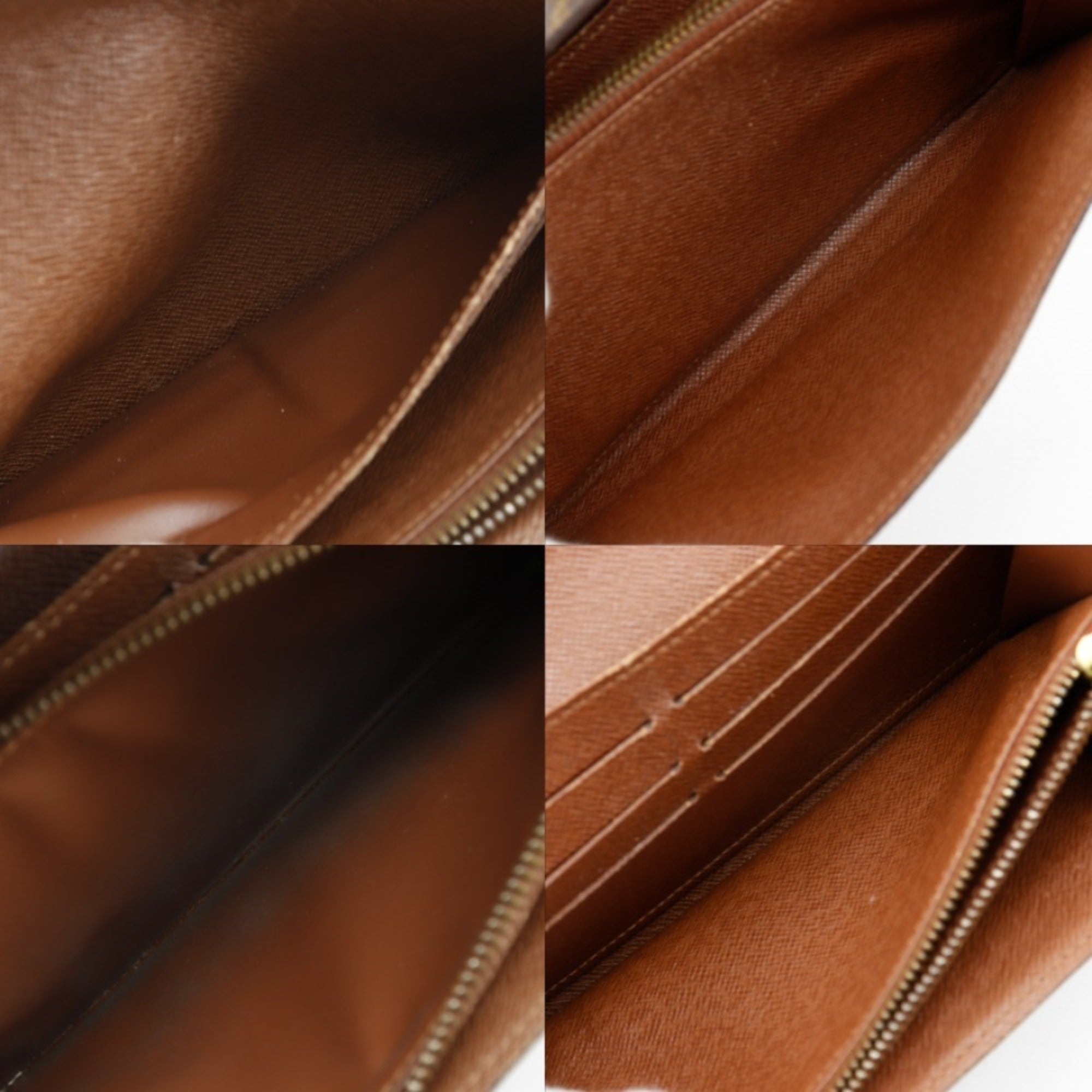 Louis Vuitton Brown Monogram Canvas Long Wallet (Bi-Fold) (Pre-Owned)