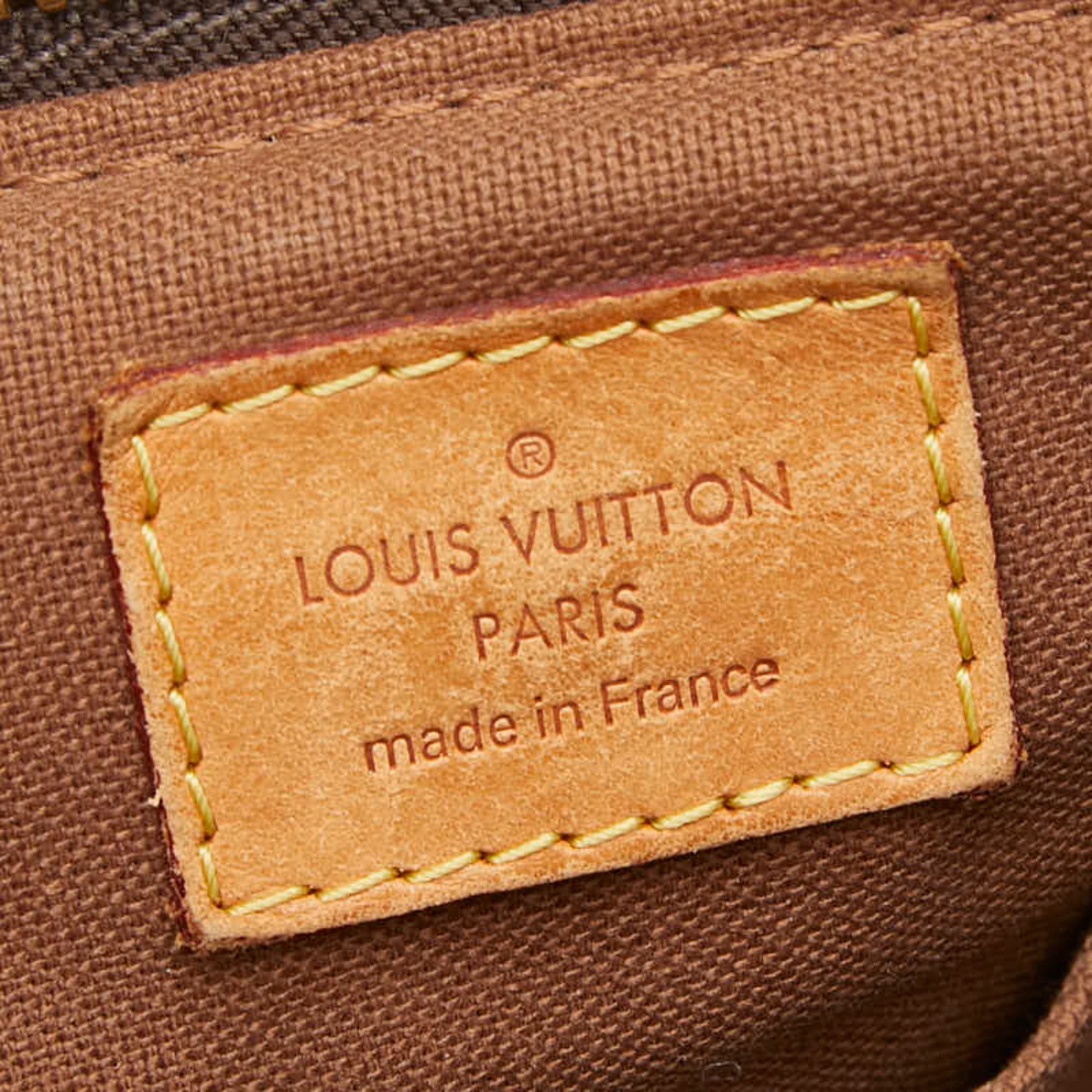 Louis Vuitton Brown Pvc Leather Handbag Shoulder Bag (Pre-Owned)