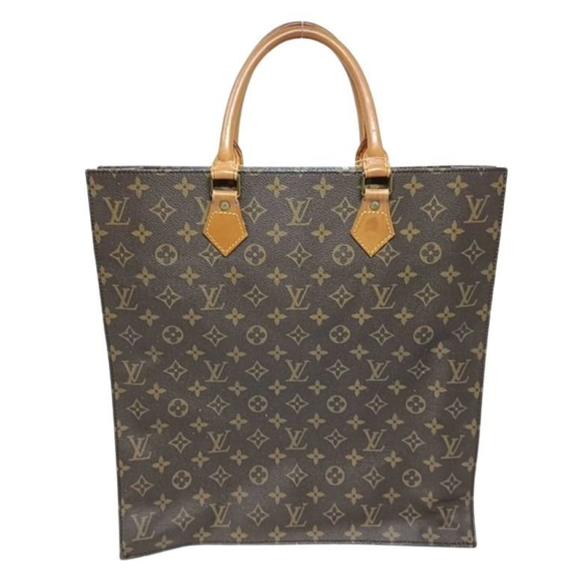 Louis Vuitton Black Blue Brown Monogram Monogram Handbag Tote Bag (Pre-Owned)