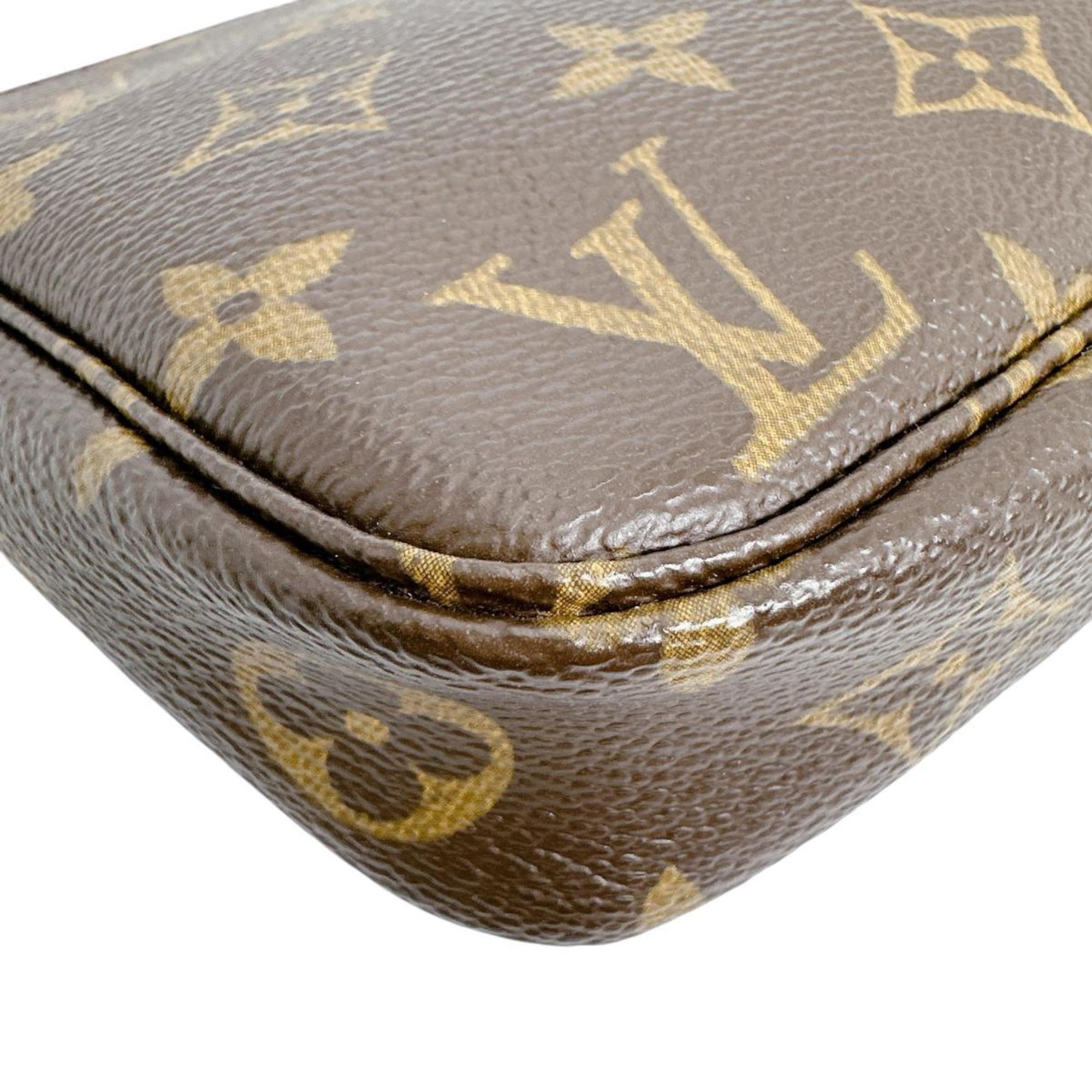 Louis Vuitton Brown Monogram Canvas Pouch (Pre-Owned)