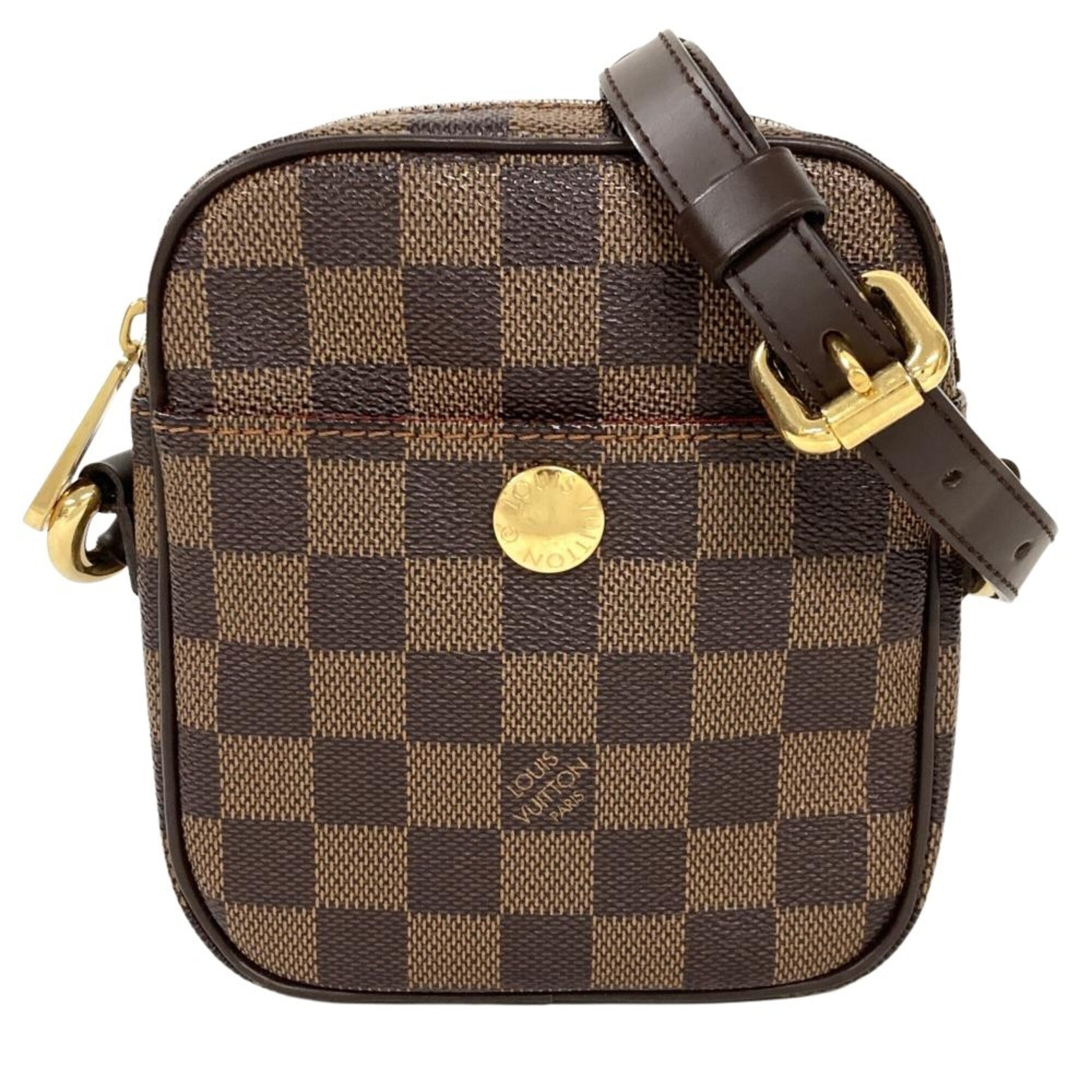 Louis Vuitton Brown Damier Canvas Ebene Galle Damier Canvas Shoulder Bag (Pre-Owned)