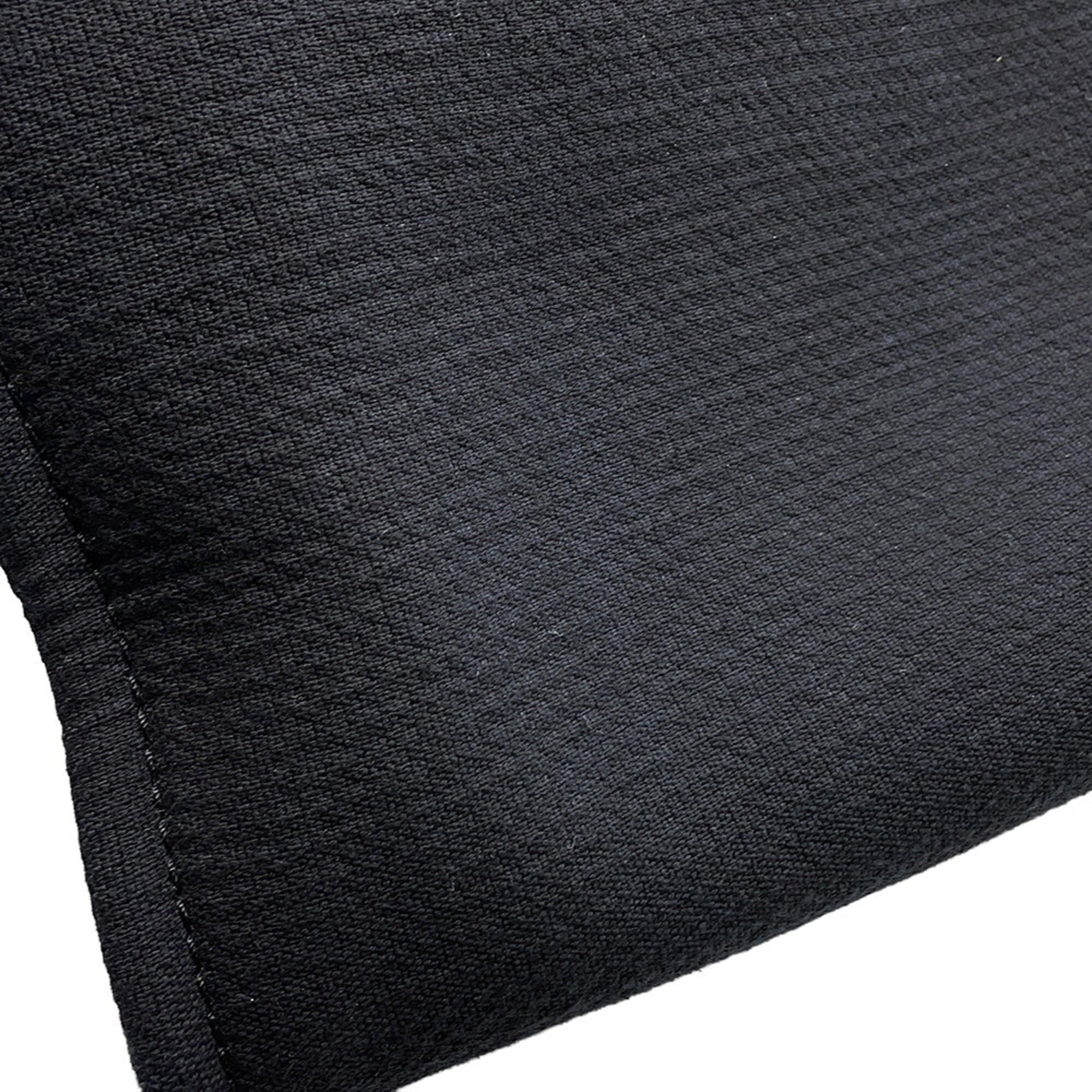 Chanel Black Canvas Handbag Tote Bag (Pre-Owned)