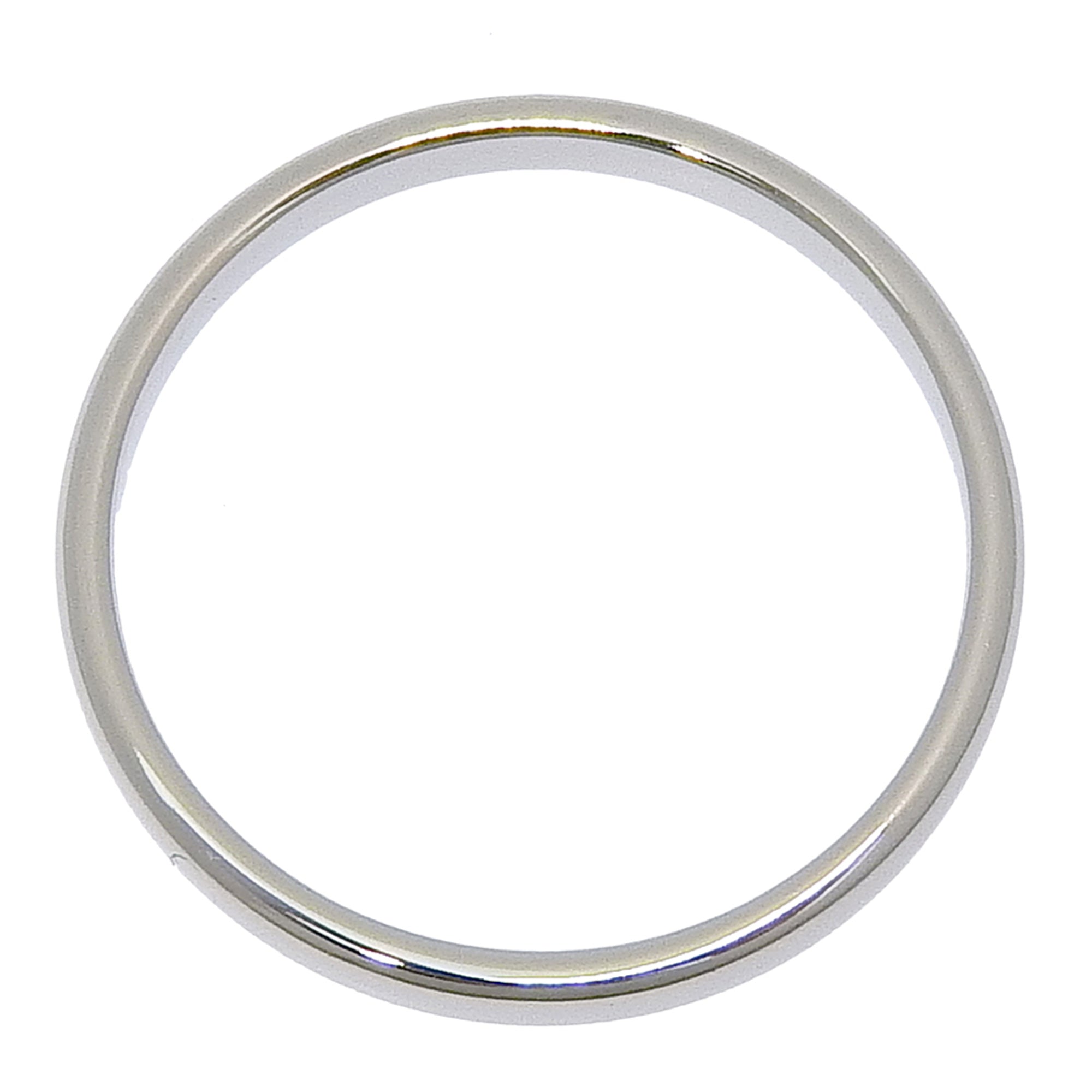 Tiffany Platinum Platinum 950 Band Ring (Pre-Owned)