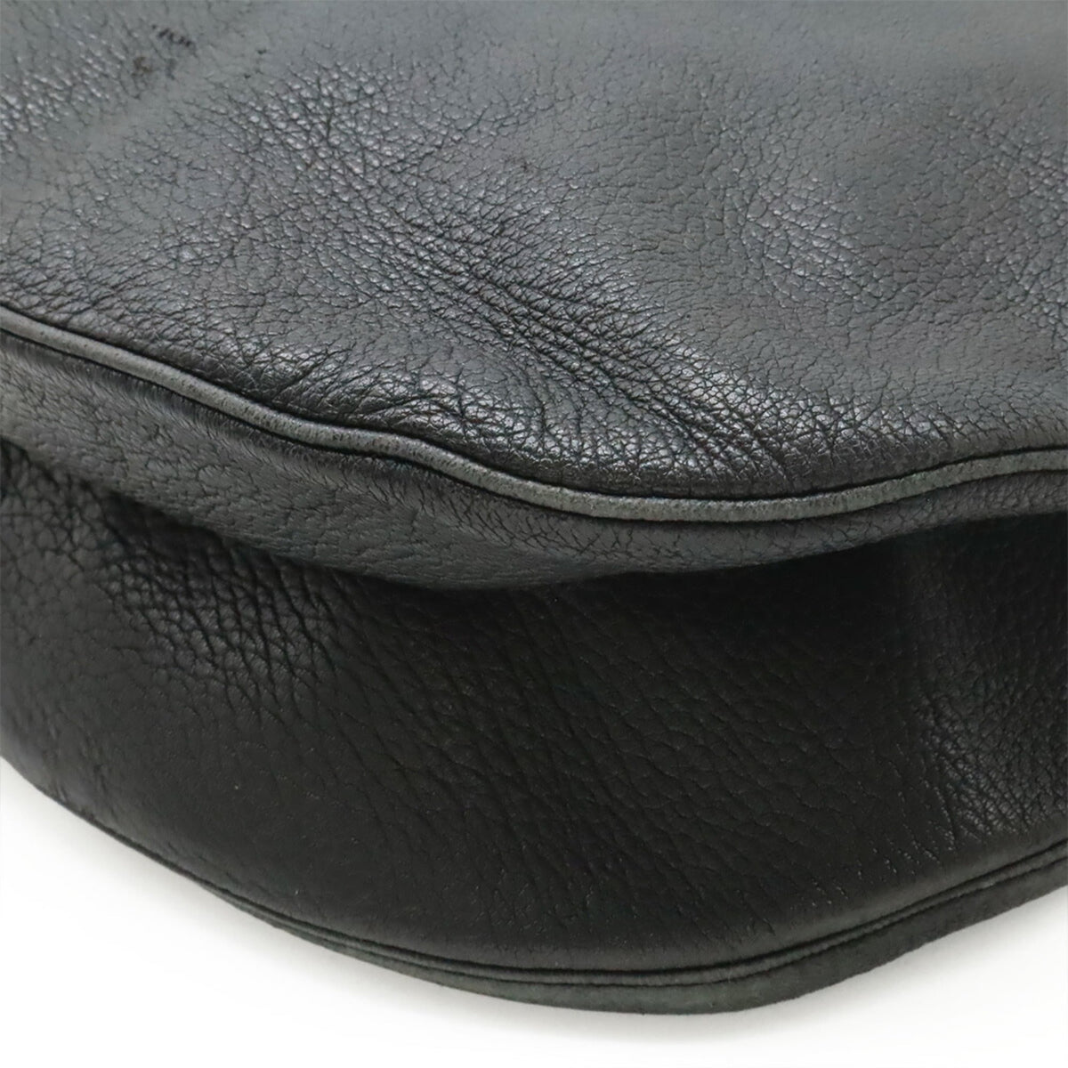 Hermes Black Taurillon Clemence Leather Shoulder Bag (Pre-Owned)