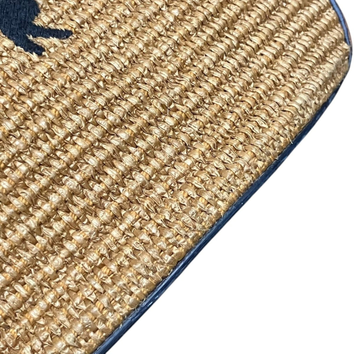 Marni Brown Hemp Linen Leather Basket Handbag (Pre-Owned)