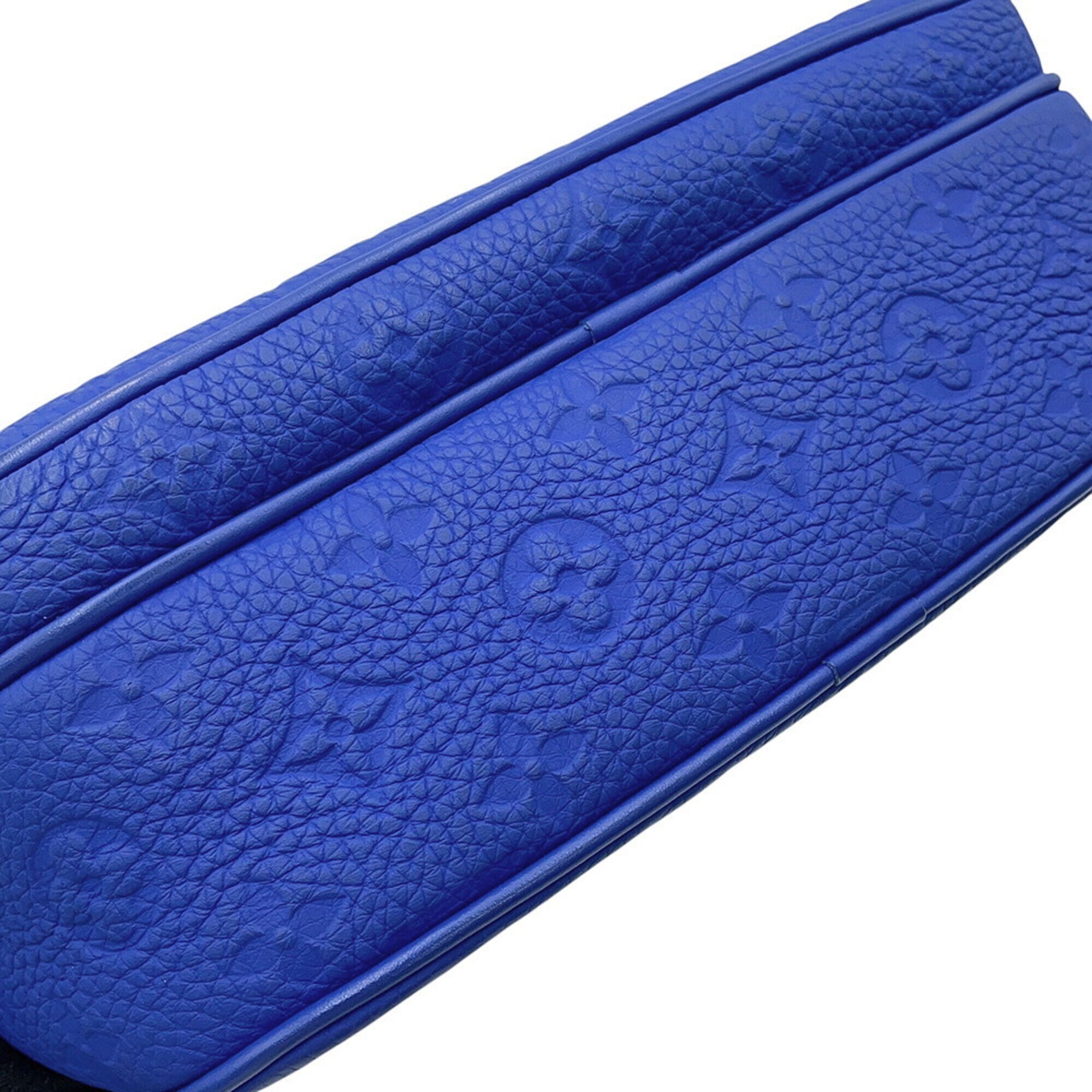 Louis Vuitton Blue Monogram Monogram Handbag Shoulder Bag (Pre-Owned)