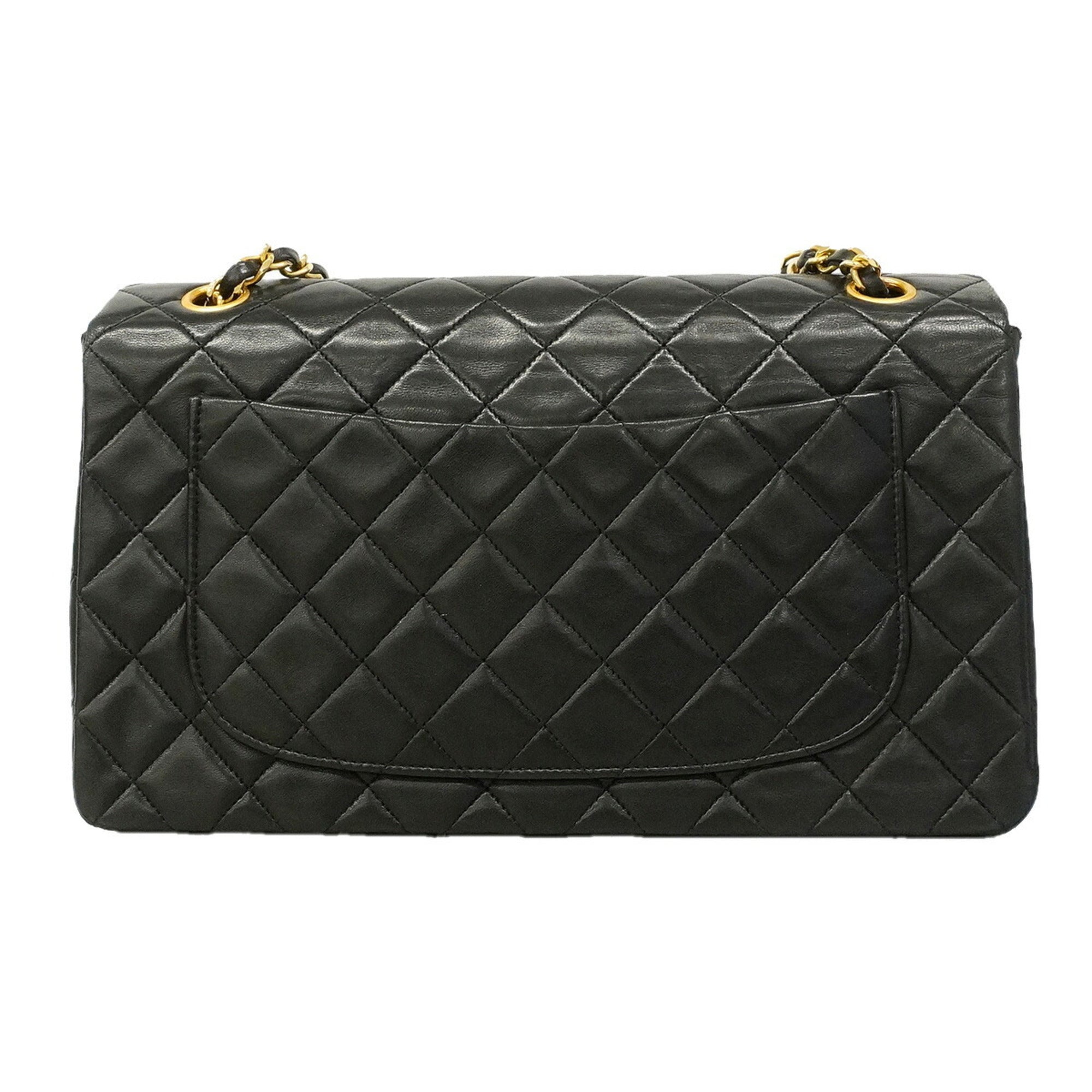 Chanel Black Leather Shoulder Bag (Pre-Owned)