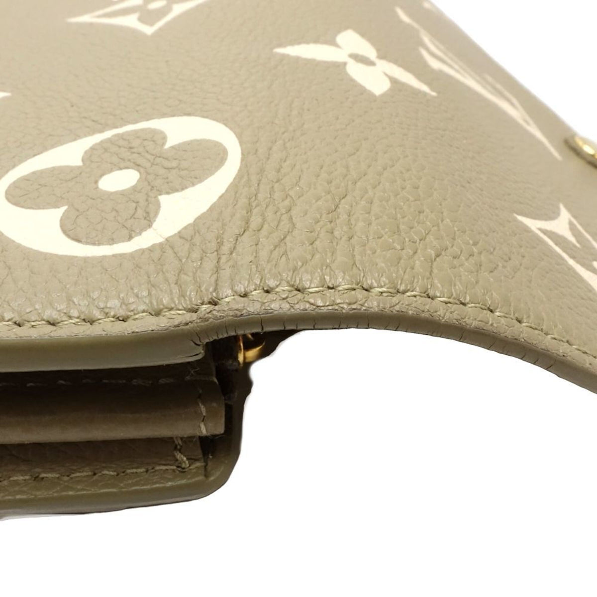 Louis Vuitton Monogram Empreinte Beige Monogram Empreinte Long Wallet (Bi-Fold) (Pre-Owned)