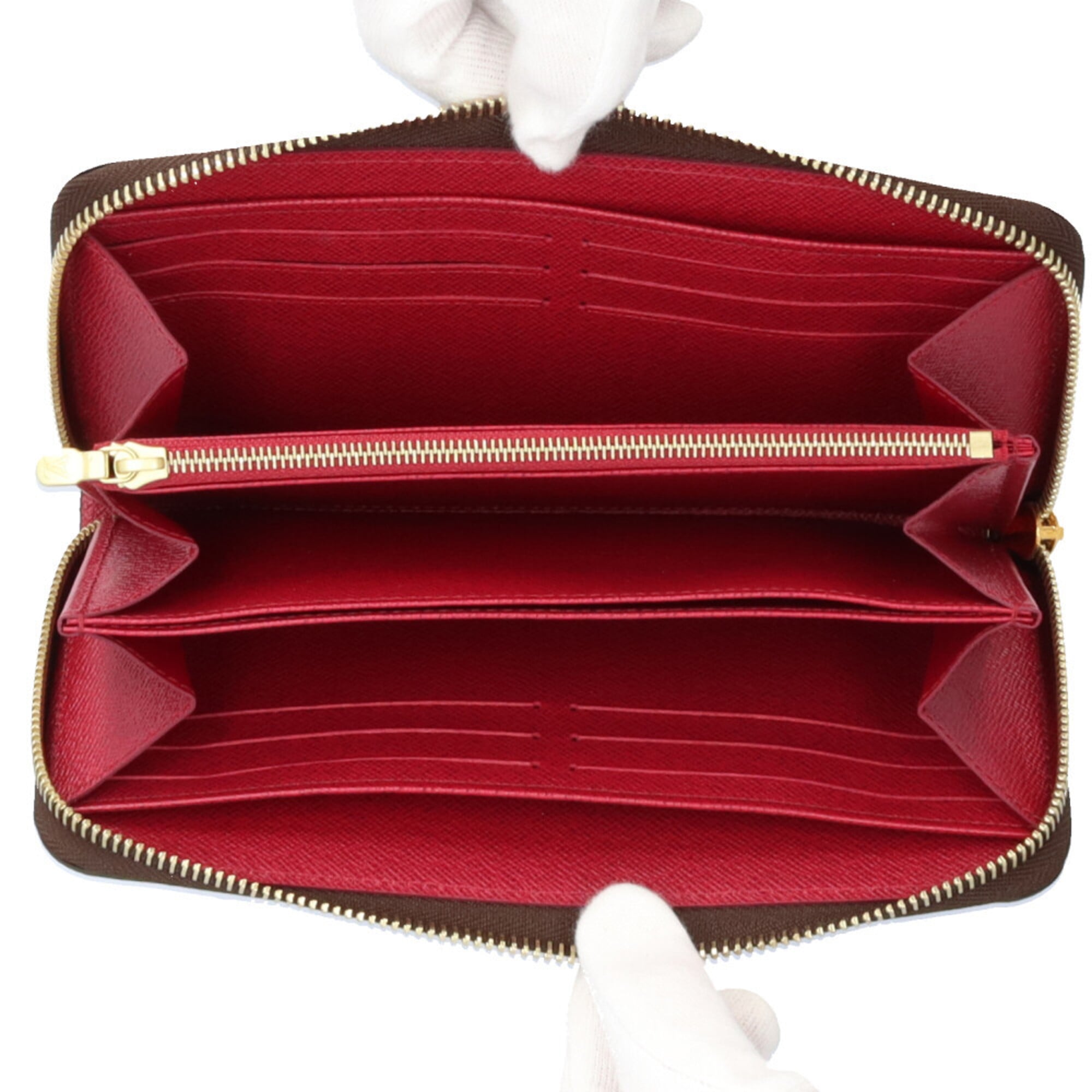 Louis Vuitton Monogram Brown Fuchsia Monogram Long Wallet (Bi-Fold) (Pre-Owned)