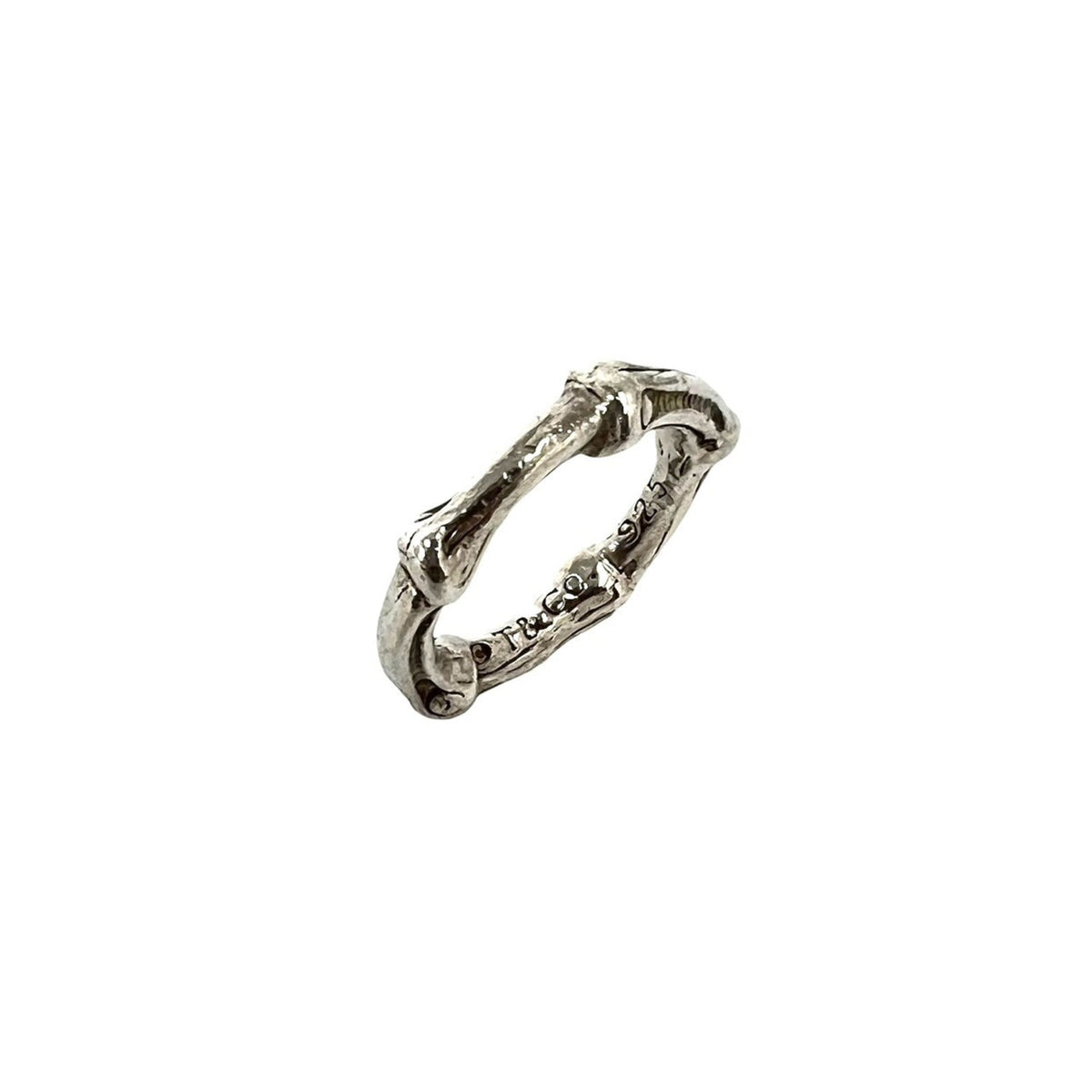 Tiffany Silver Silver 925 Band Ring (Pre-Owned)