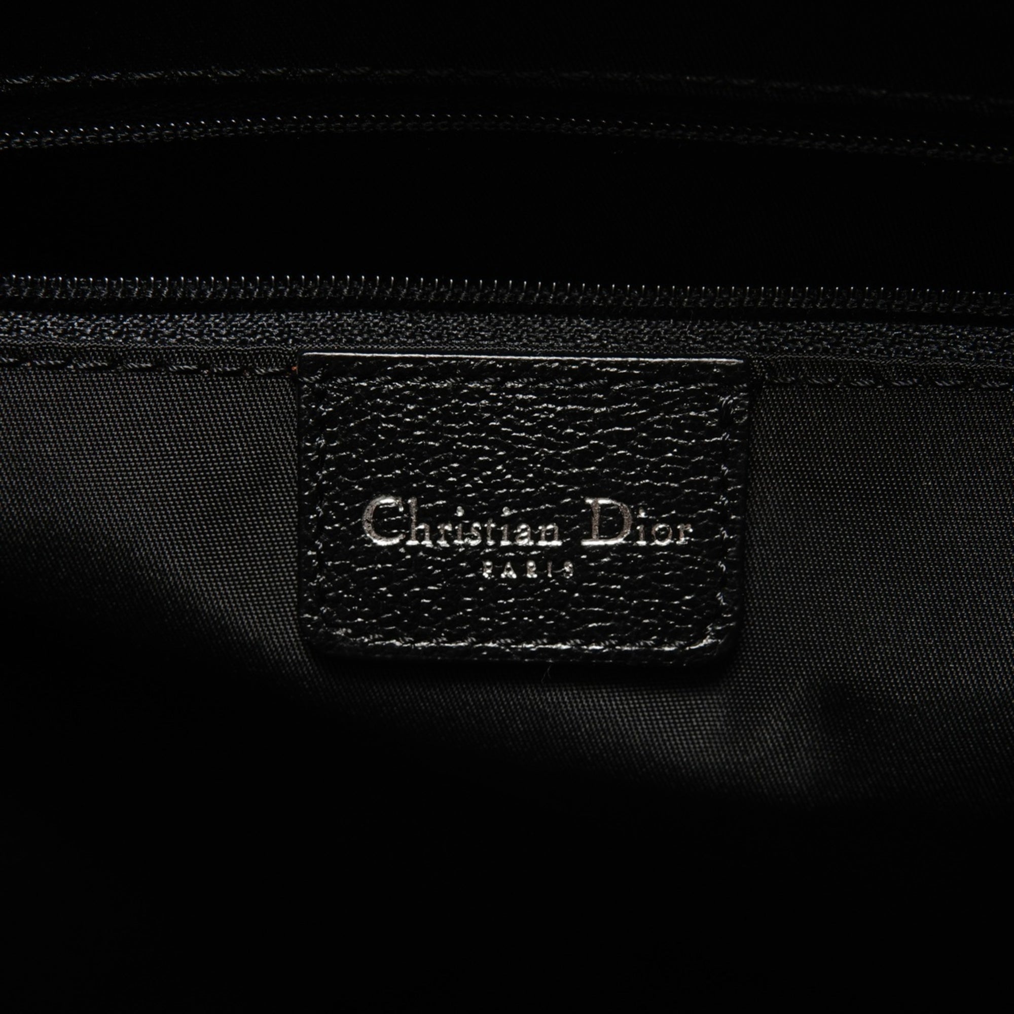 Christian Dior Black Canvas Handbag (Pre-Owned)
