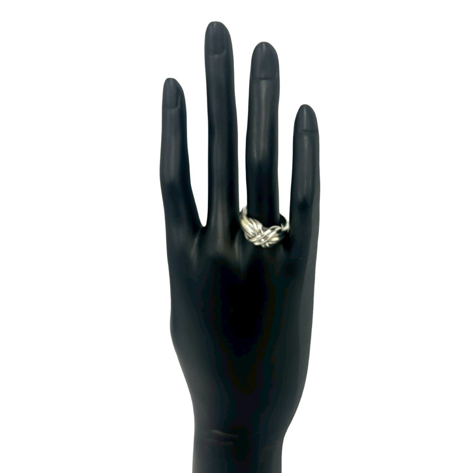 Tiffany Silver Silver 925 Band Ring (Pre-Owned)