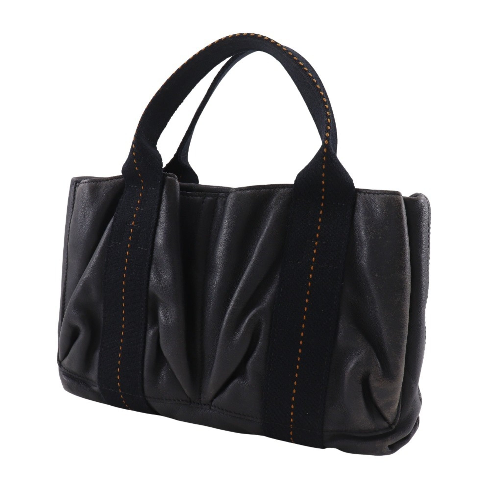 Hermes Black Veau Derma Handbag (Pre-Owned)