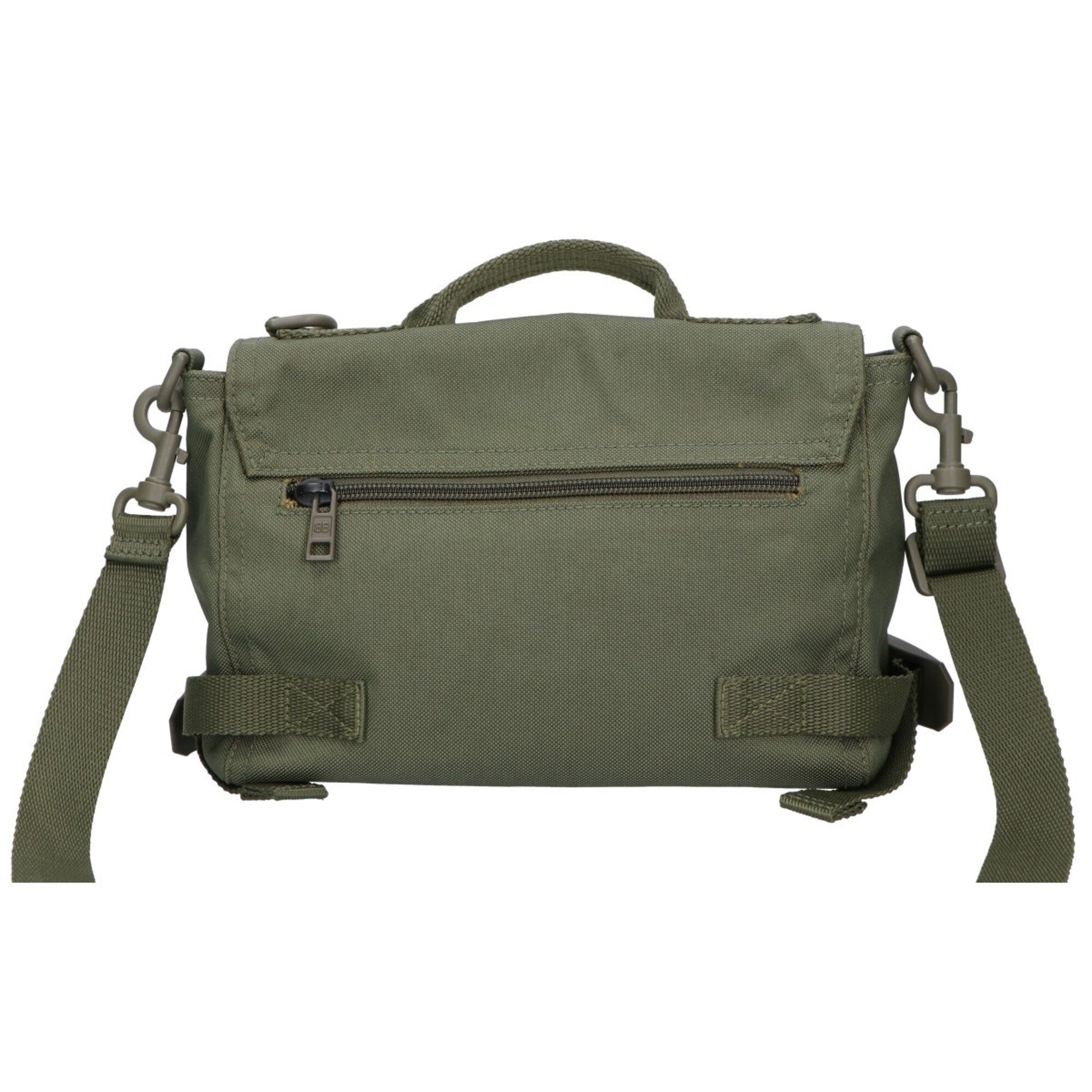 Balenciaga Khaki Nylon Messenger Bag Shoulder Bag (Pre-Owned)