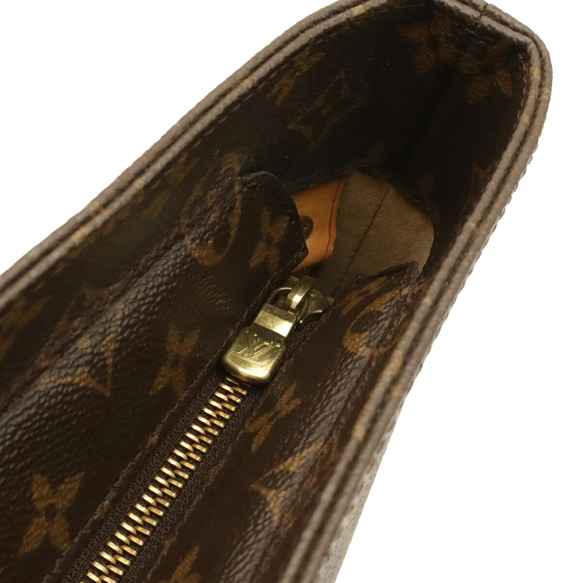 Louis Vuitton Brown Monogram Canvas Pvc Coated Canvas Shoulder Bag Tote Bag (Pre-Owned)