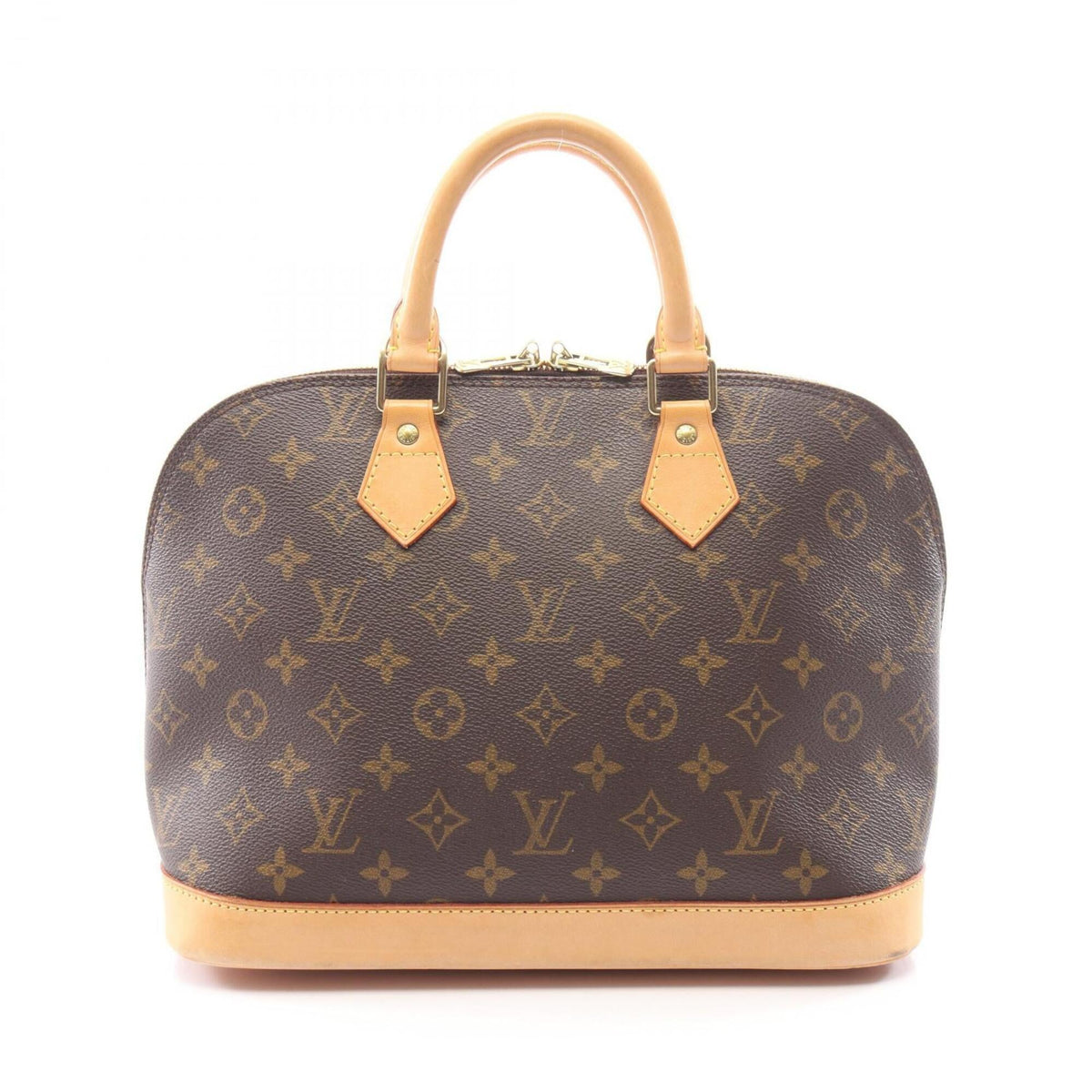 Louis Vuitton Brown Pvc Leather Handbag (Pre-Owned)