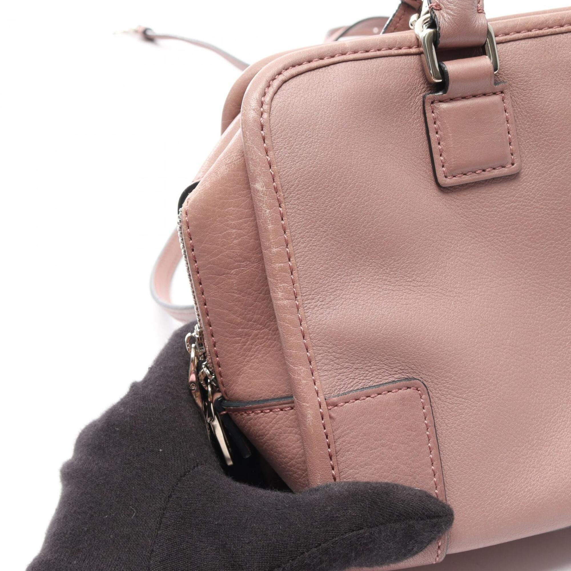 Loewe Pink Leather Handbag (Pre-Owned)