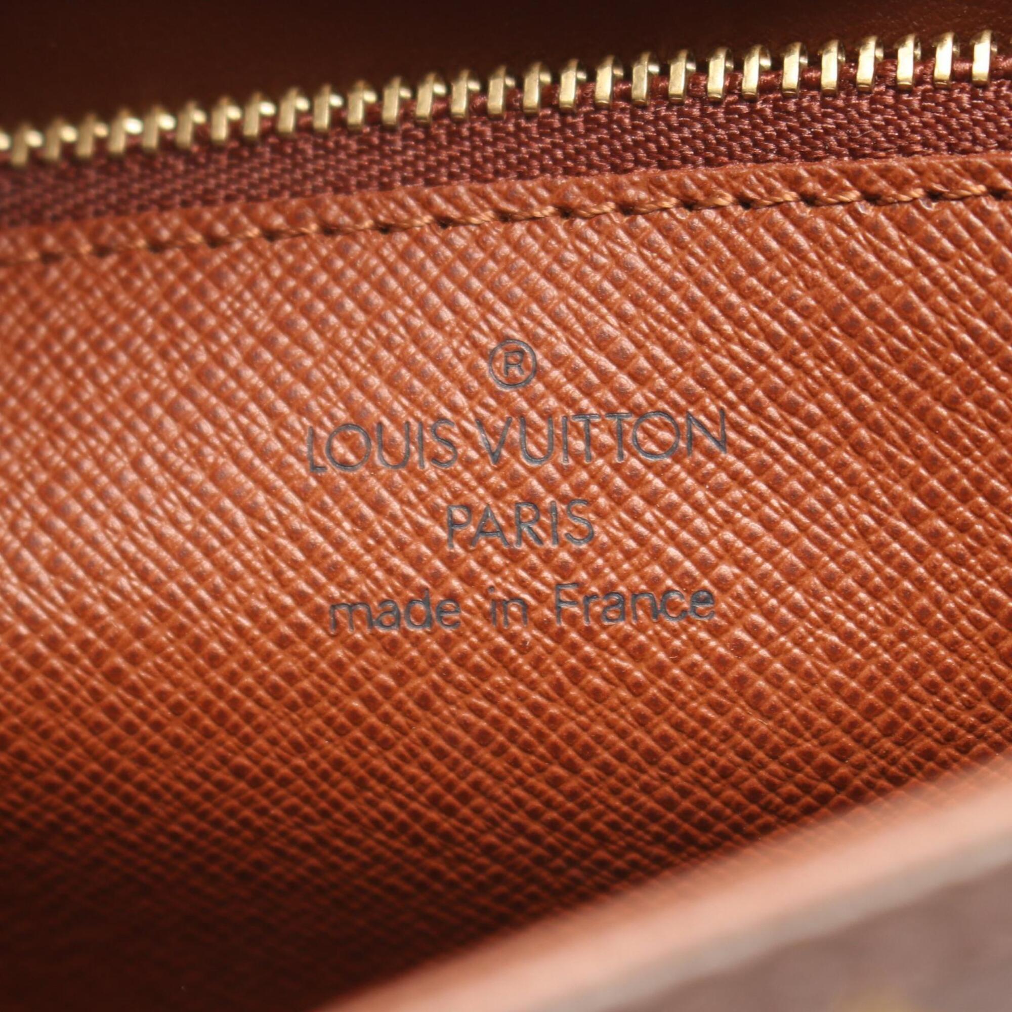 Louis Vuitton Brown Monogram Monogram Leather Handbag Shoulder Bag (Pre-Owned)