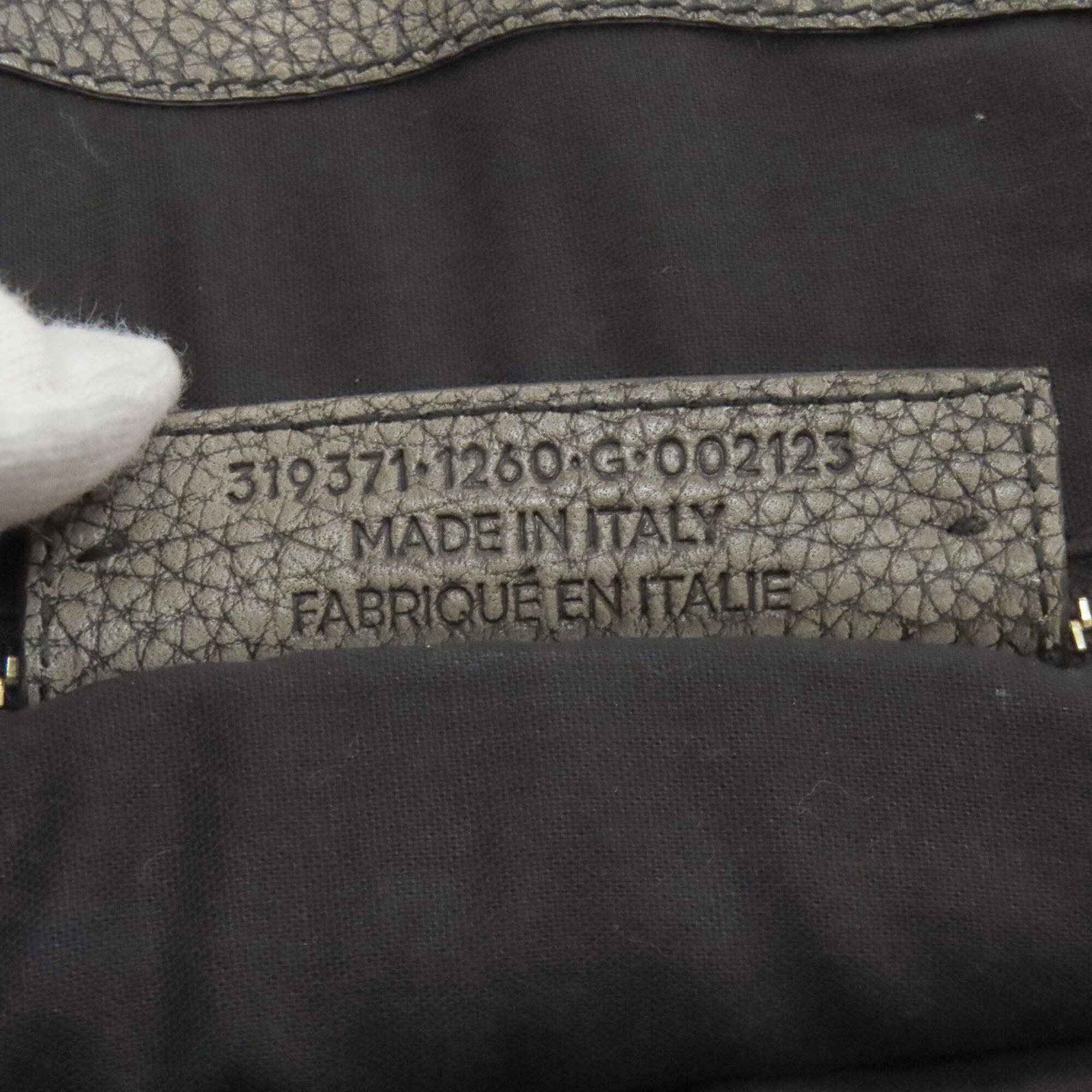 Balenciaga Gray Leather Handbag (Pre-Owned)