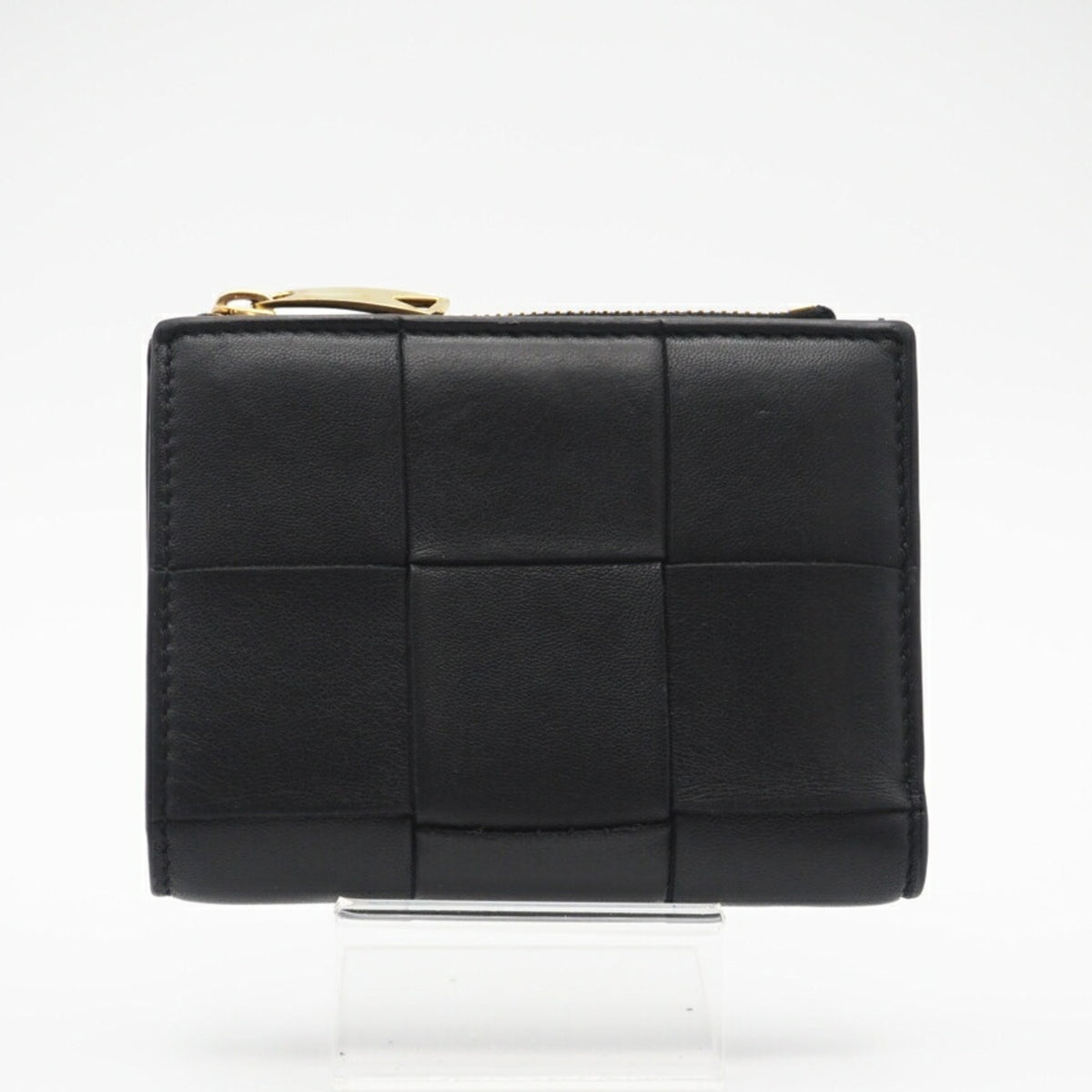 Bottega Veneta Intrecciato Black Intrecciato Wallet (Bi-Fold) (Pre-Owned)