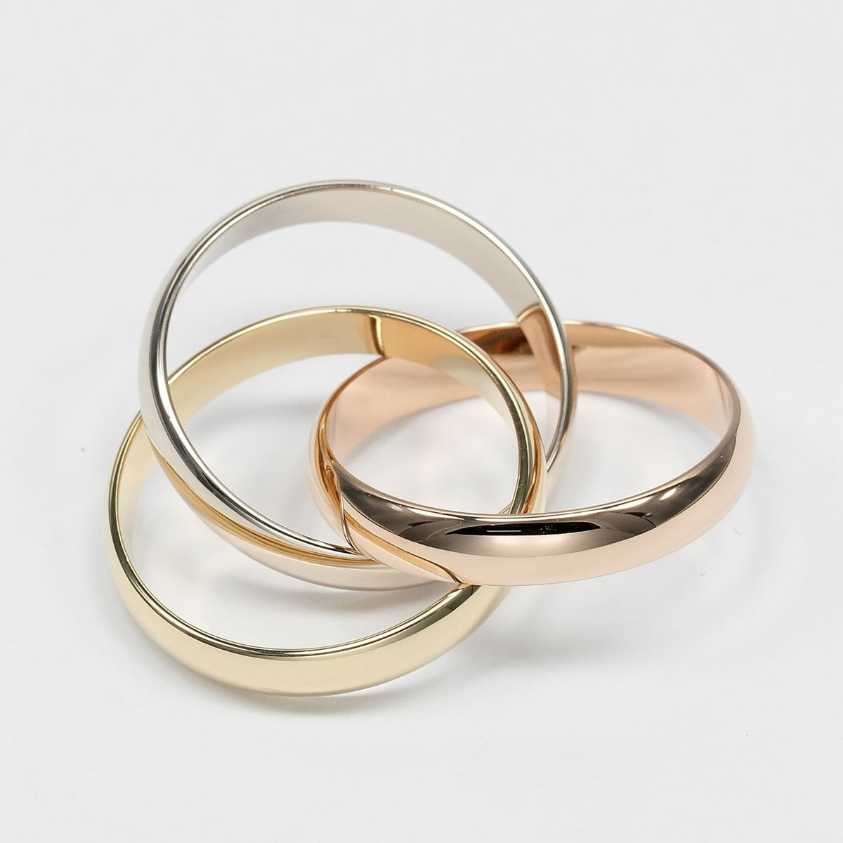 Cartier Yellow Gold (18K) Pink Gold (18K) White Gold (18K) Band Ring (Pre-Owned)
