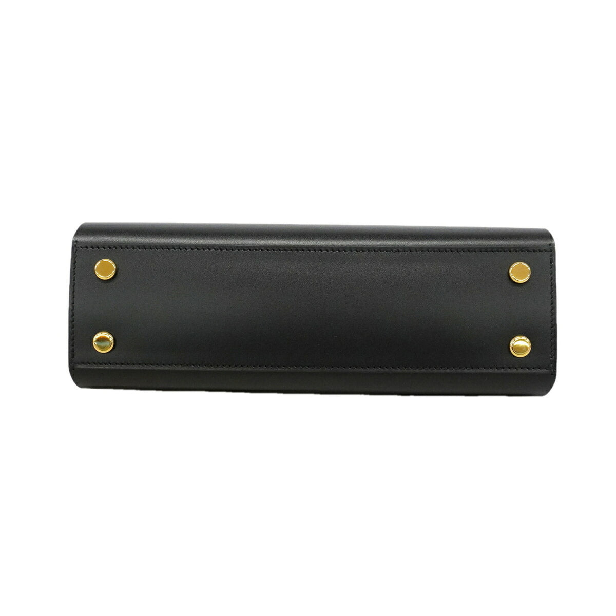 Hermes Black Swift Leather Shoulder Bag (Pre-Owned)