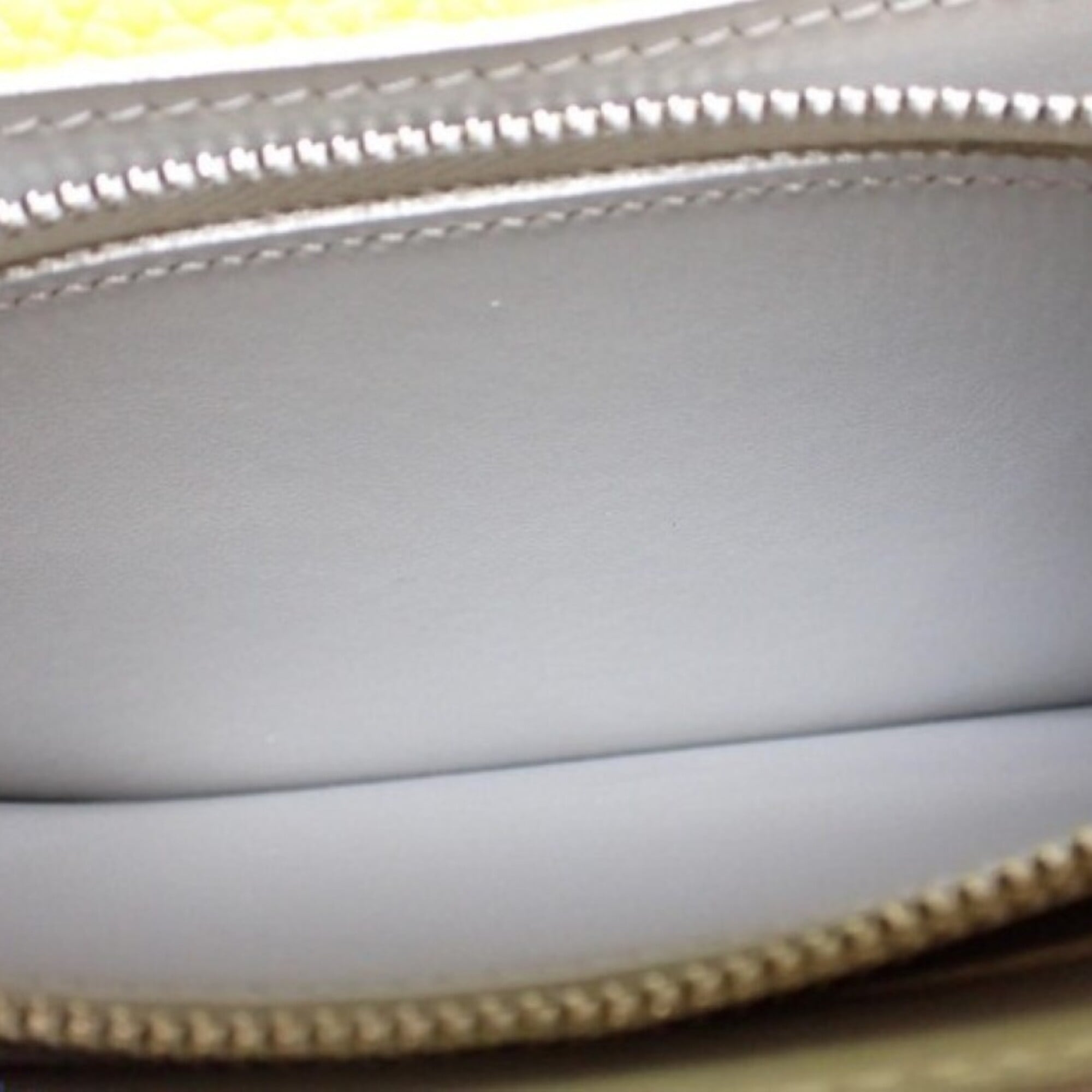 Louis Vuitton Yellow Leather Long Wallet (Bi-Fold) (Pre-Owned)