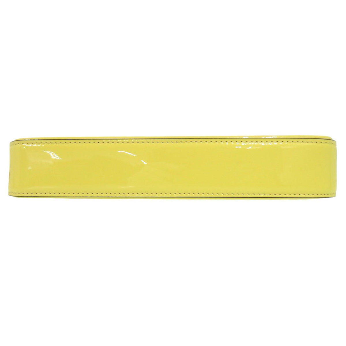 Christian Louboutin Yellow Patent Leather Shoulder Bag (Pre-Owned)