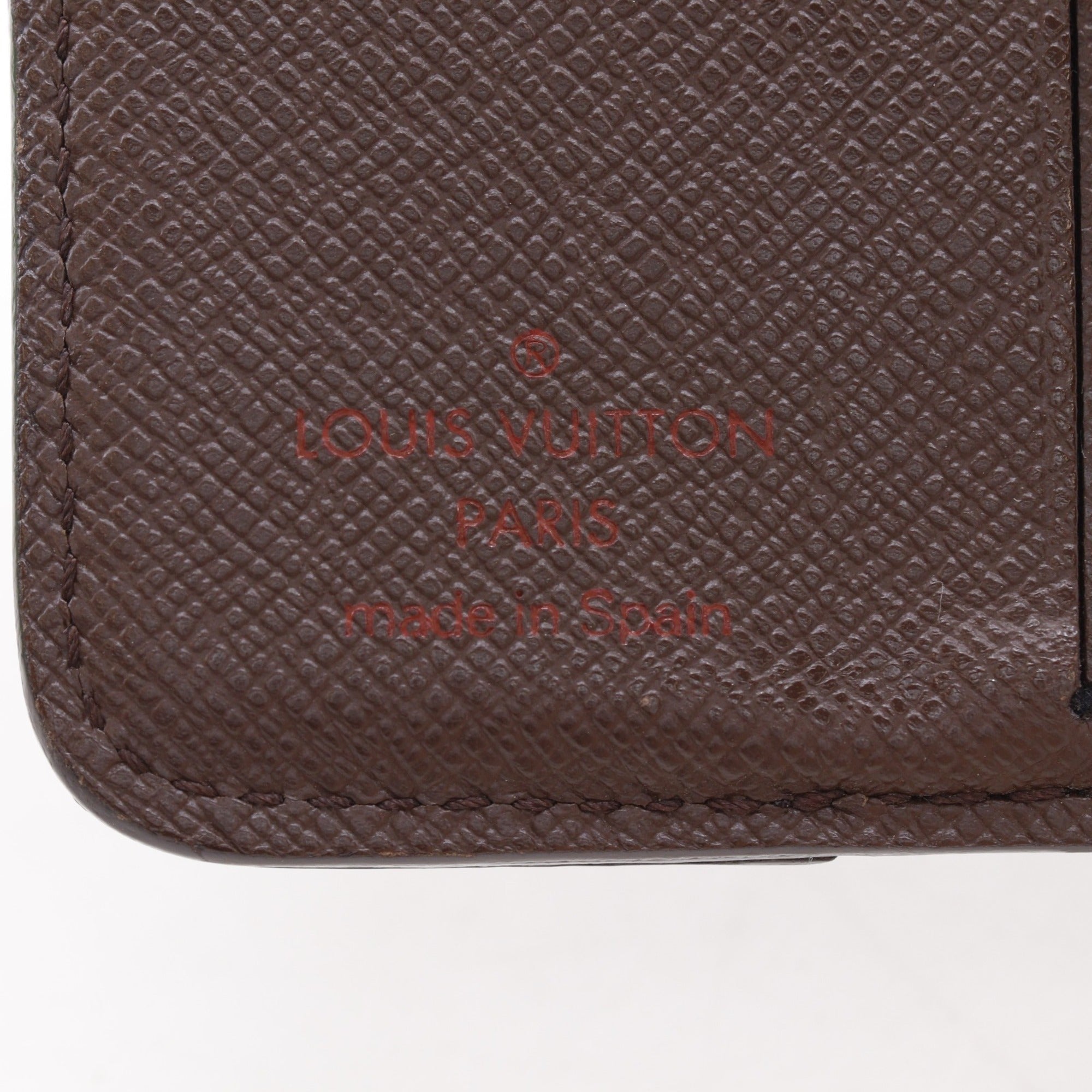 Louis Vuitton Brown Damier Canvas Wallet (Bi-Fold) (Pre-Owned)