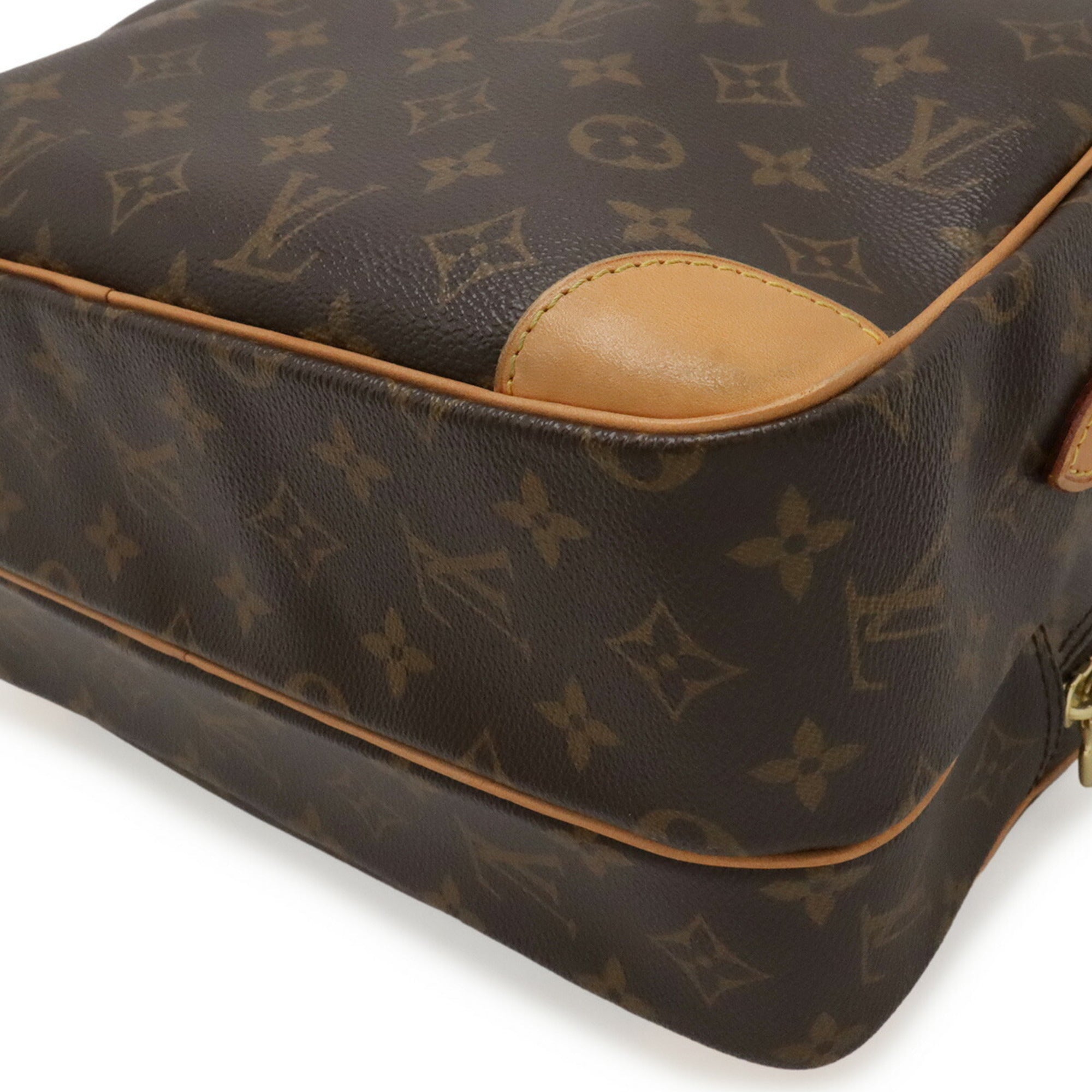 Louis Vuitton Brown Monogram Canvas Pvc Coated Canvas Handbag Messenger Bag Shoulder Bag (Pre-Owned)