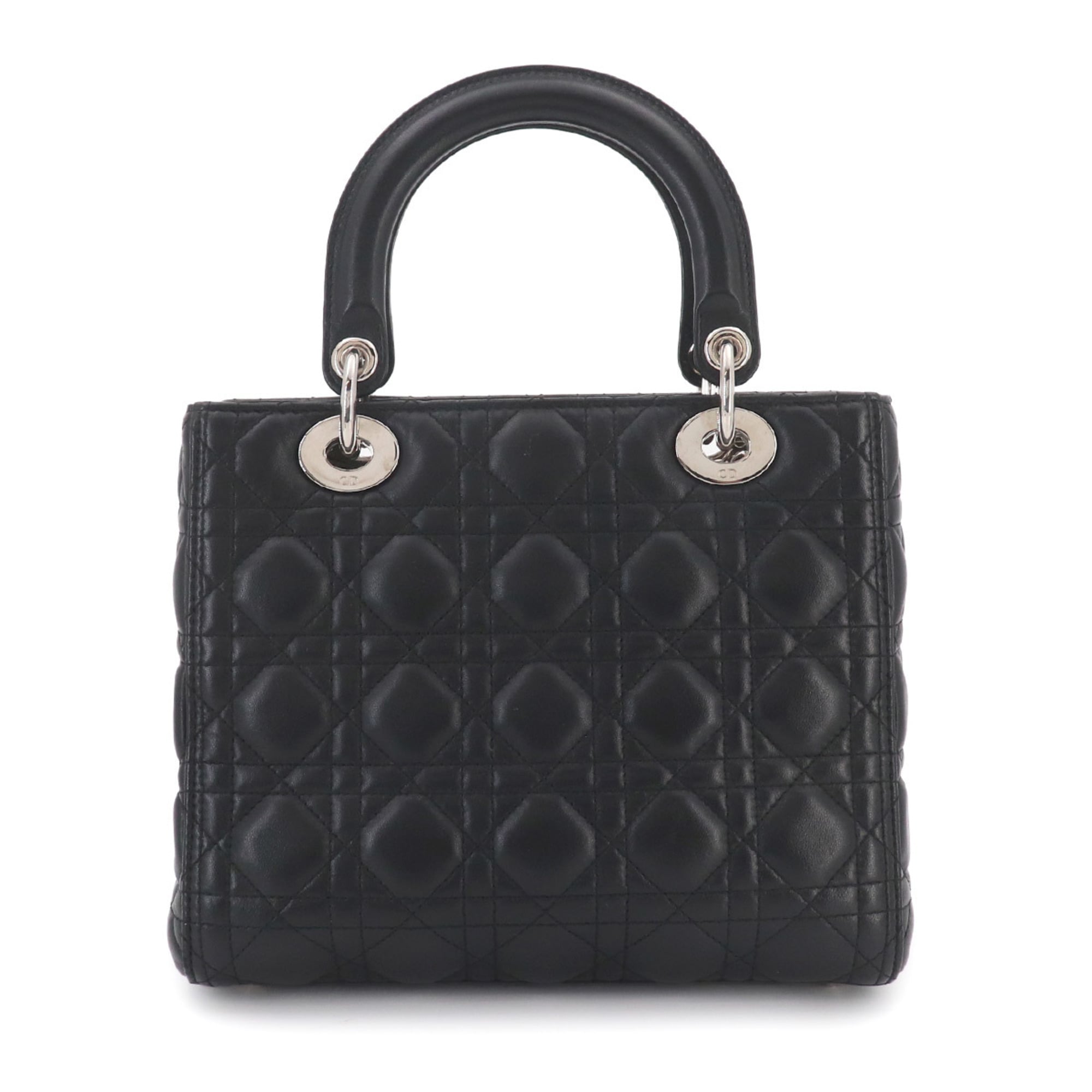 Christian Dior Black Leather Handbag (Pre-Owned)