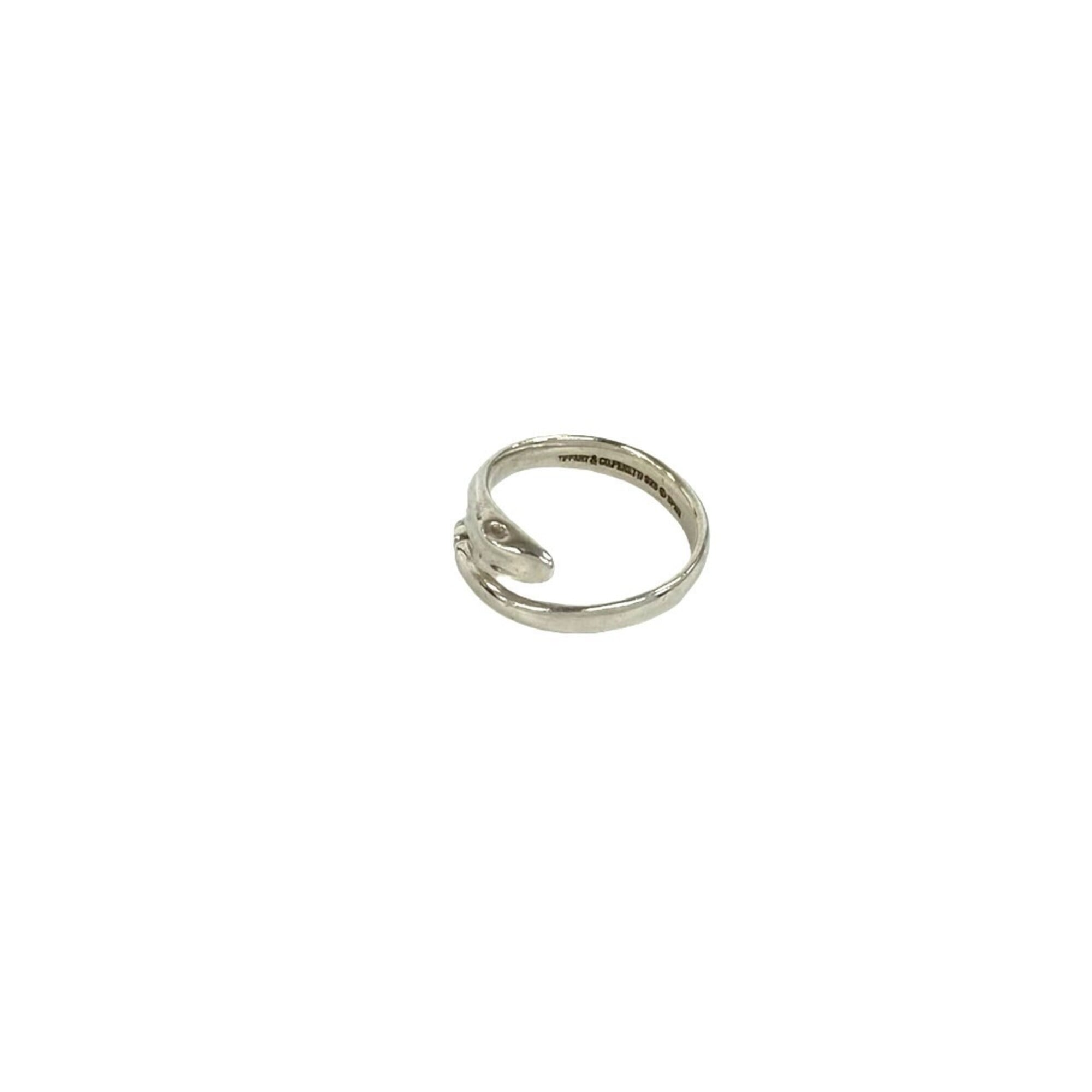 Tiffany Silver Silver 925 Band Ring (Pre-Owned)