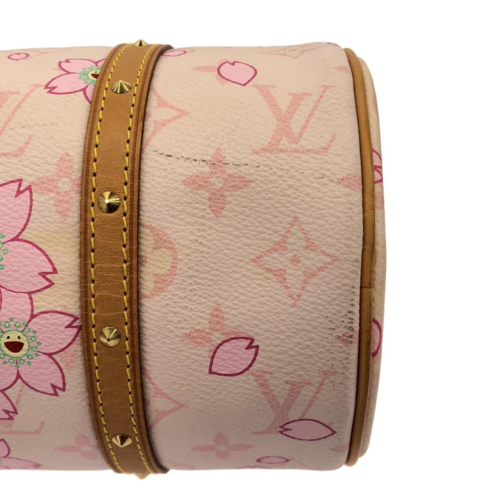 Louis Vuitton Monogram Cherry Blossom Rose Coated Canvas Handbag (Pre-Owned)