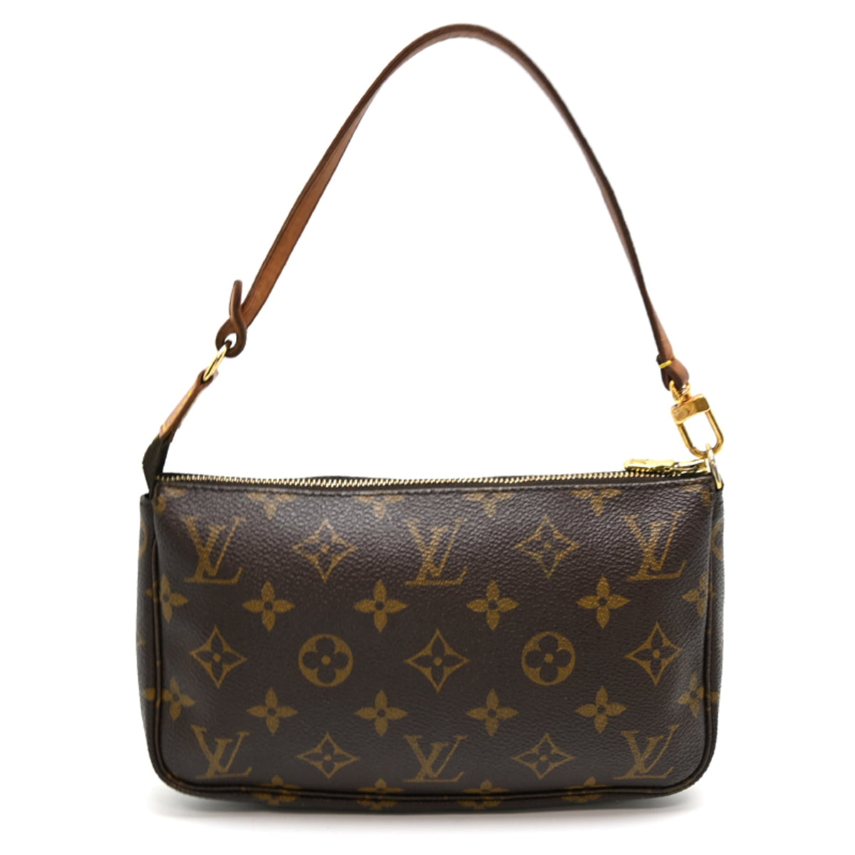 Louis Vuitton Brown Monogram Pochette Pouch (Pre-Owned)