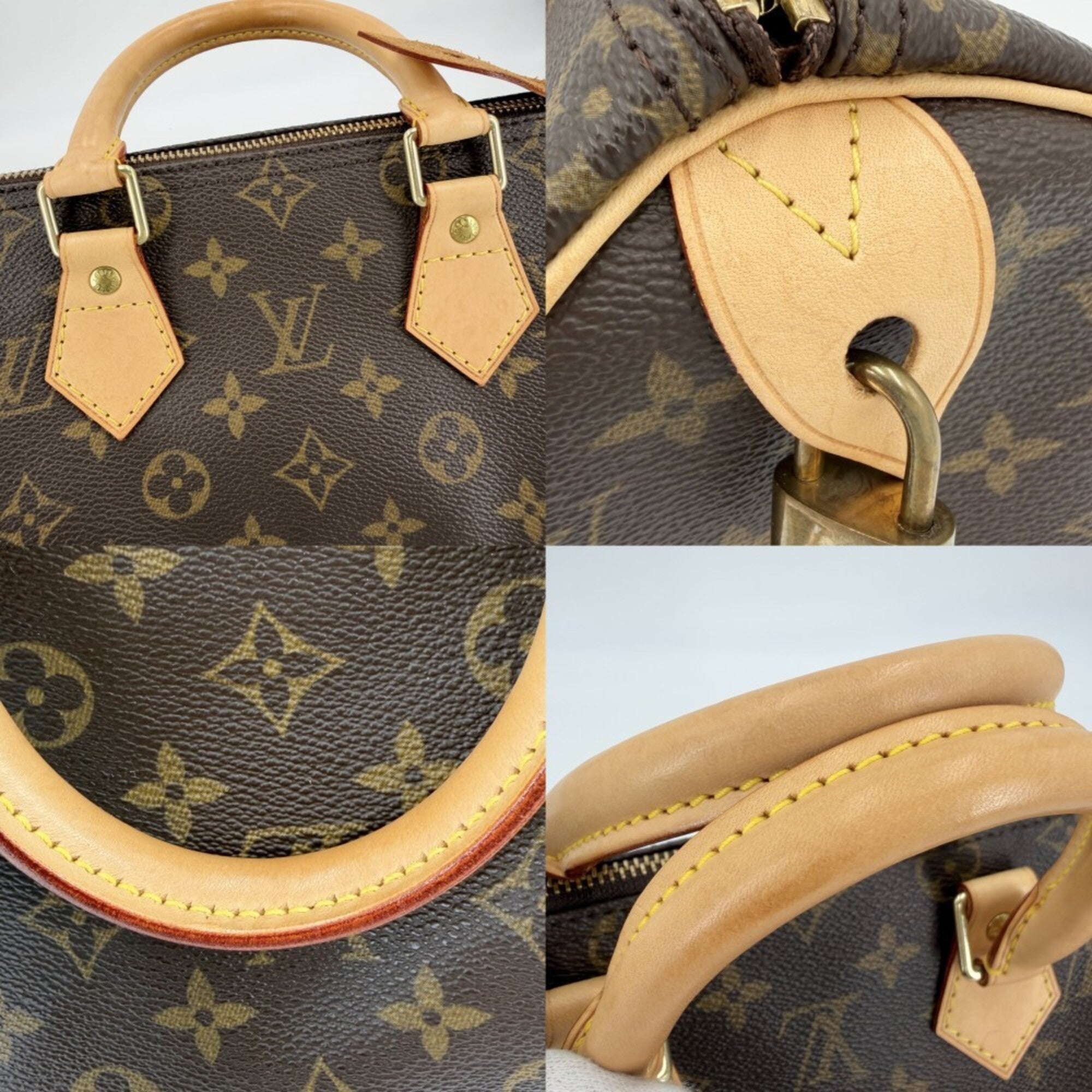 Louis Vuitton Brown Monogram Boston Bag Handbag (Pre-Owned)