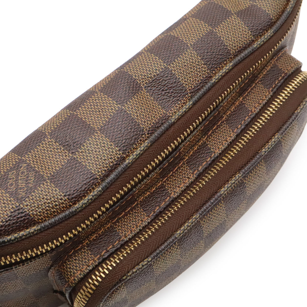 Louis Vuitton Brown Pvc Coated Canvas Fanny Pack Sling Bag (Pre-Owned)