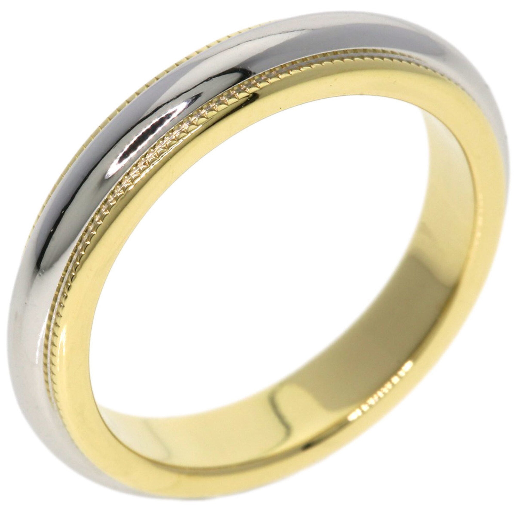 Tiffany Yellow Gold (18K) Platinum 950 Band Ring (Pre-Owned)