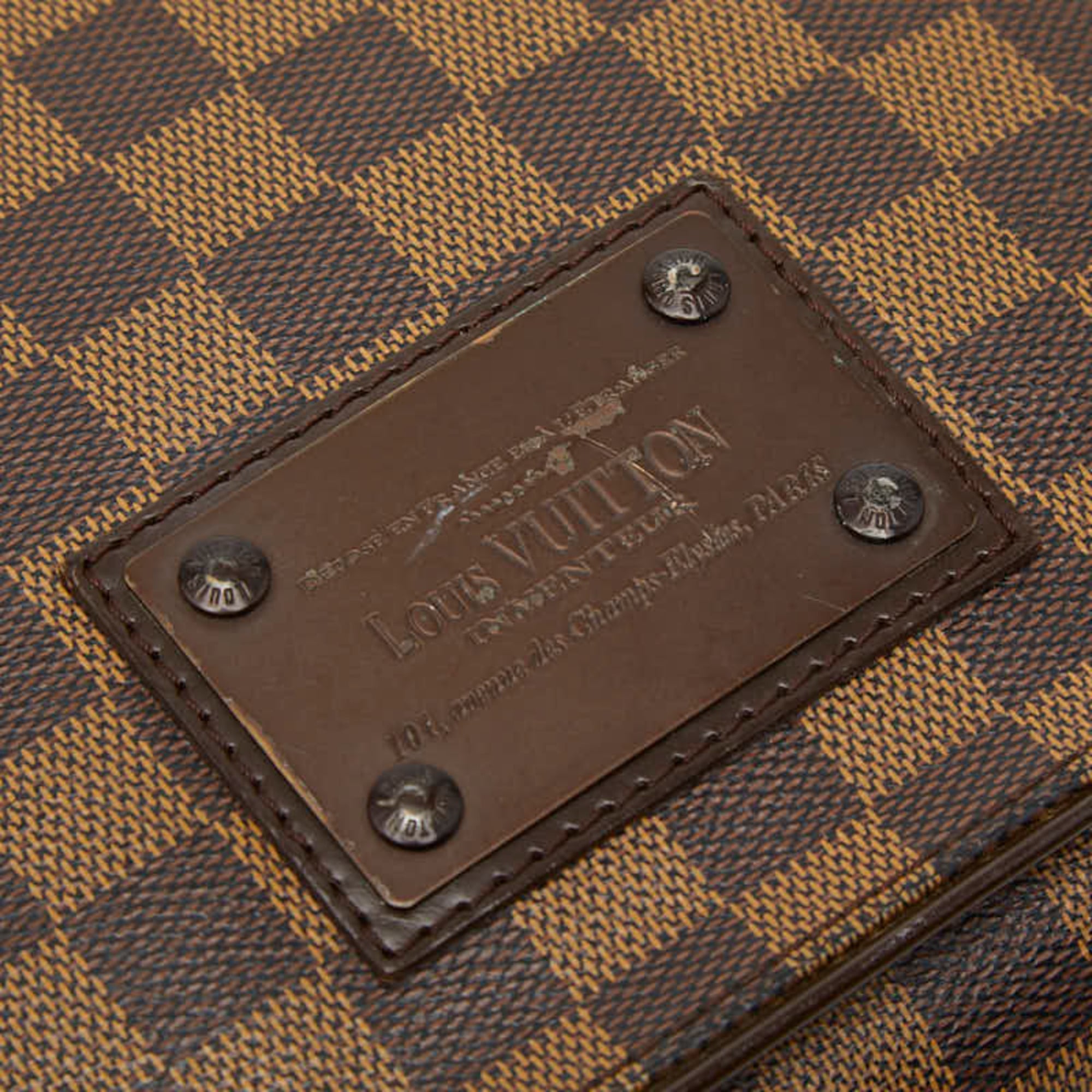 Louis Vuitton Brown Pvc Leather Shoulder Bag (Pre-Owned)