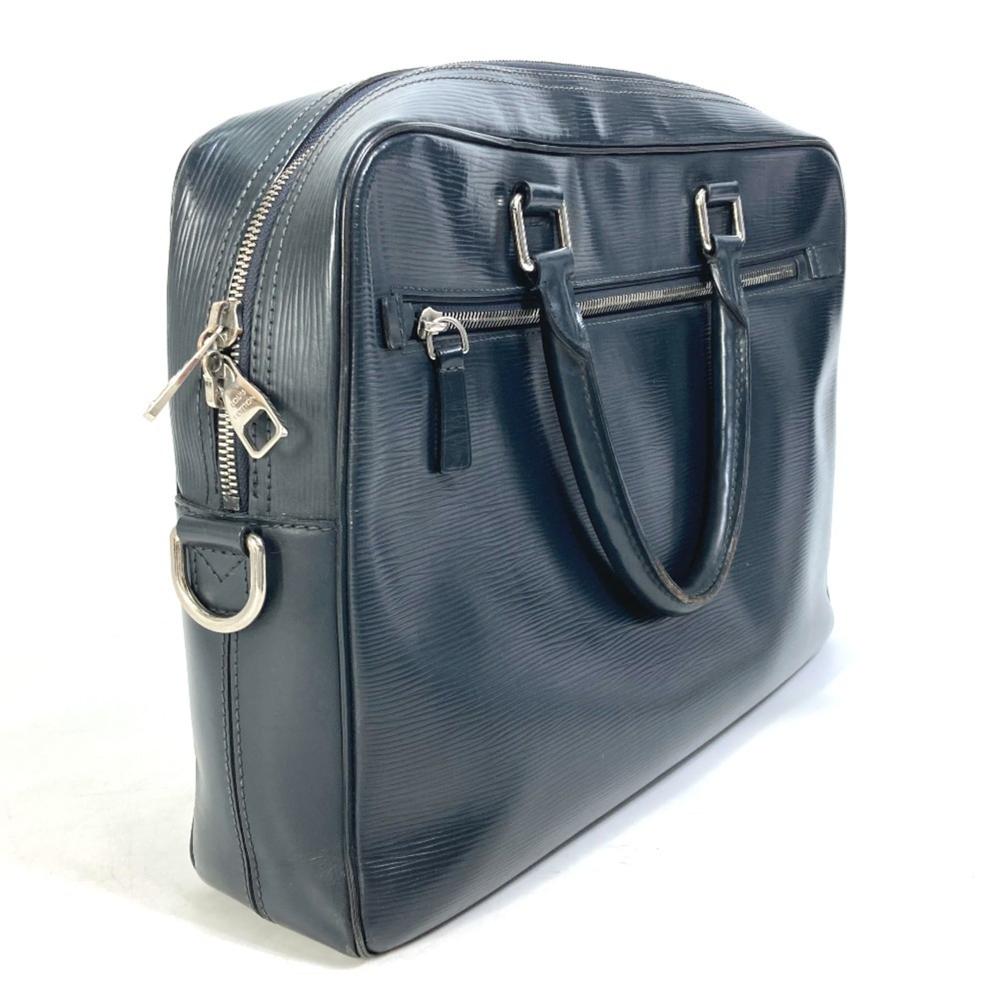 Louis Vuitton Blue Nuit Navy Epi Leather Handbag Tote Bag (Pre-Owned)
