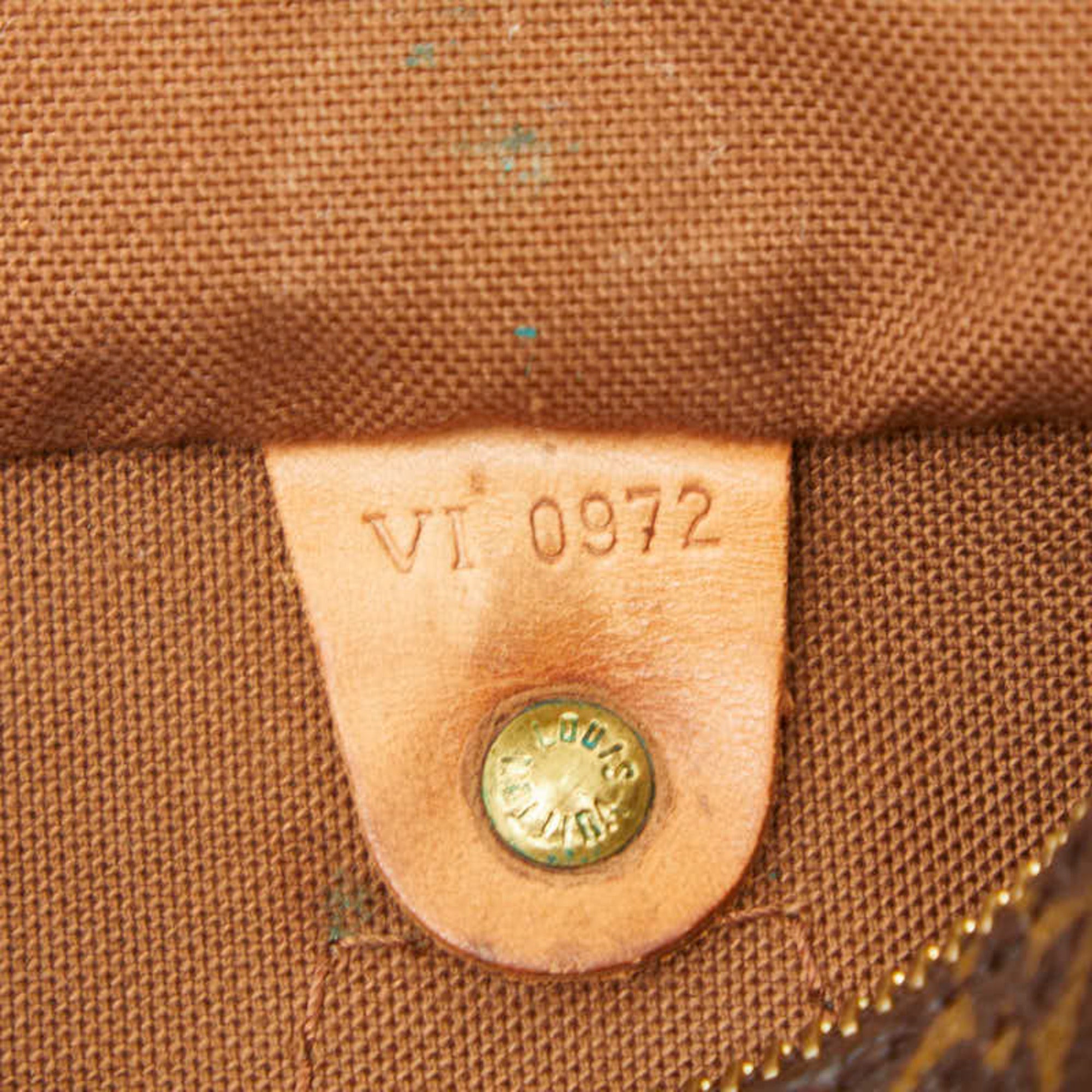 Louis Vuitton Brown Monogram Pvc Leather Handbag (Pre-Owned)