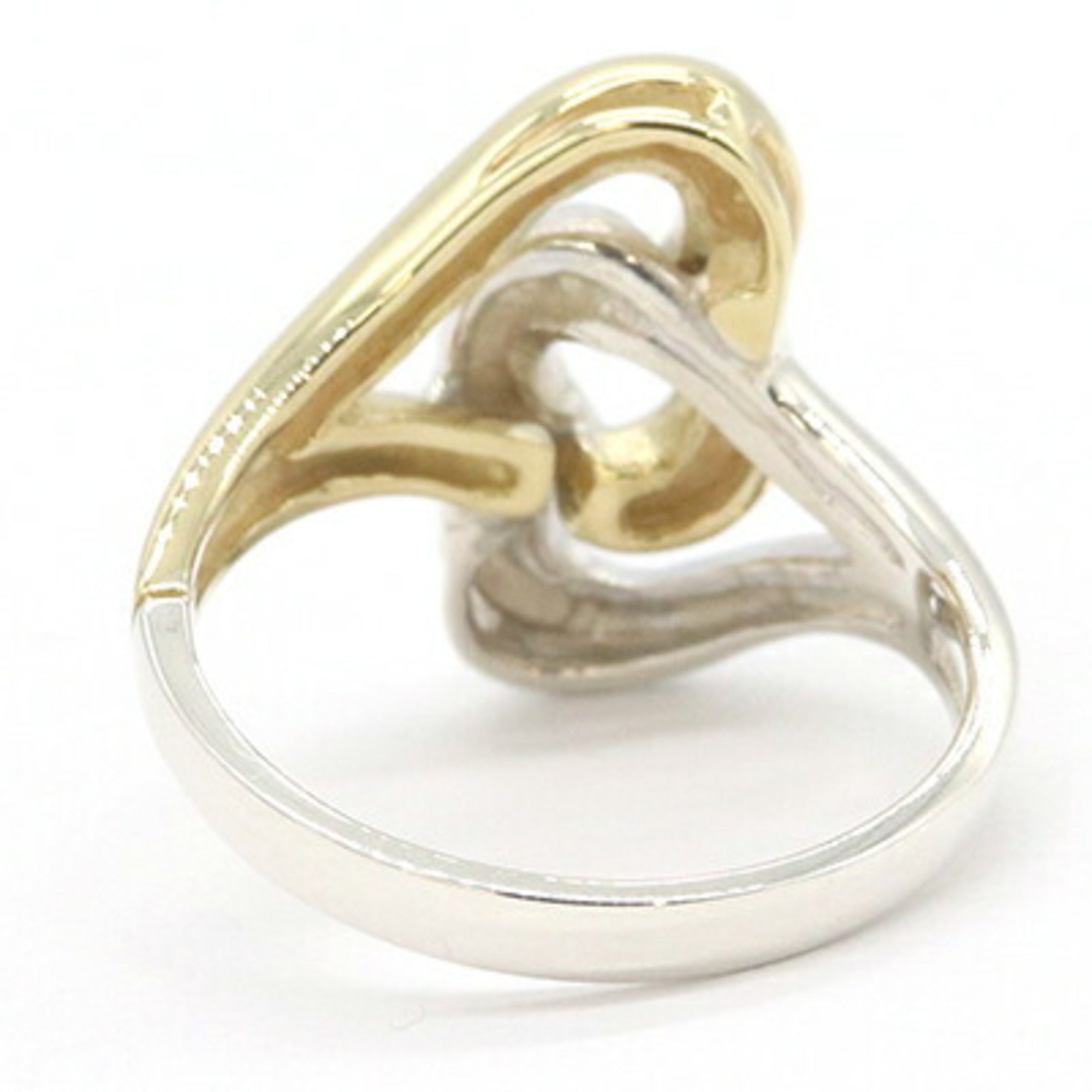 Tiffany Heart Yellow Gold (18K) Sterling Silver 925 Band Ring (Pre-Owned)
