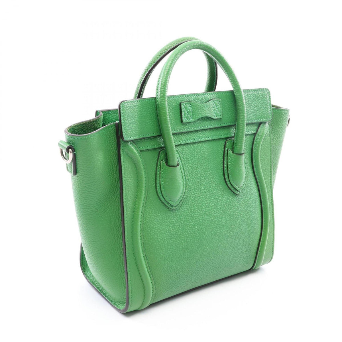 Celine Green Leather Handbag (Pre-Owned)