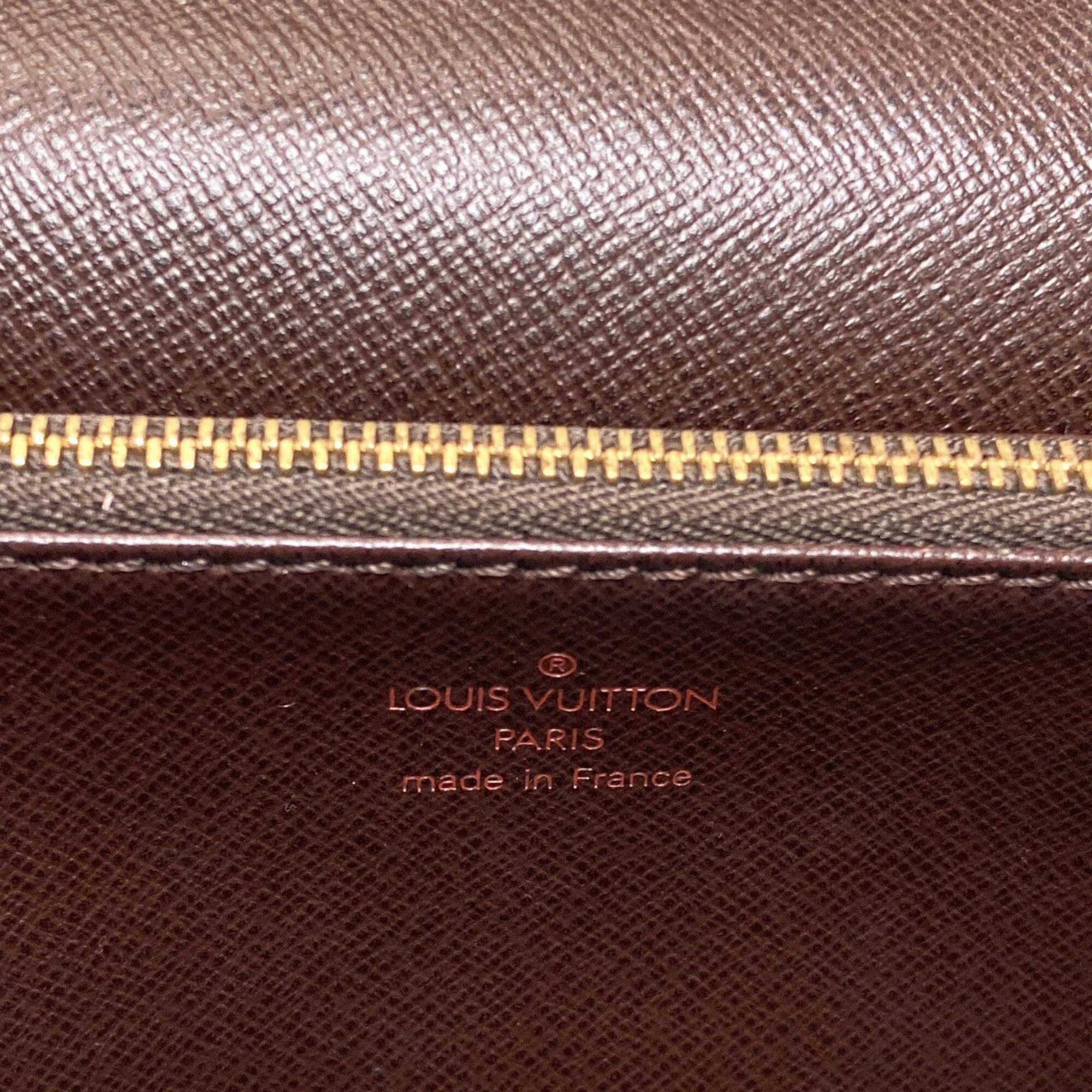 Louis Vuitton Damier Canvas Ebene Damier Canvas Handbag (Pre-Owned)