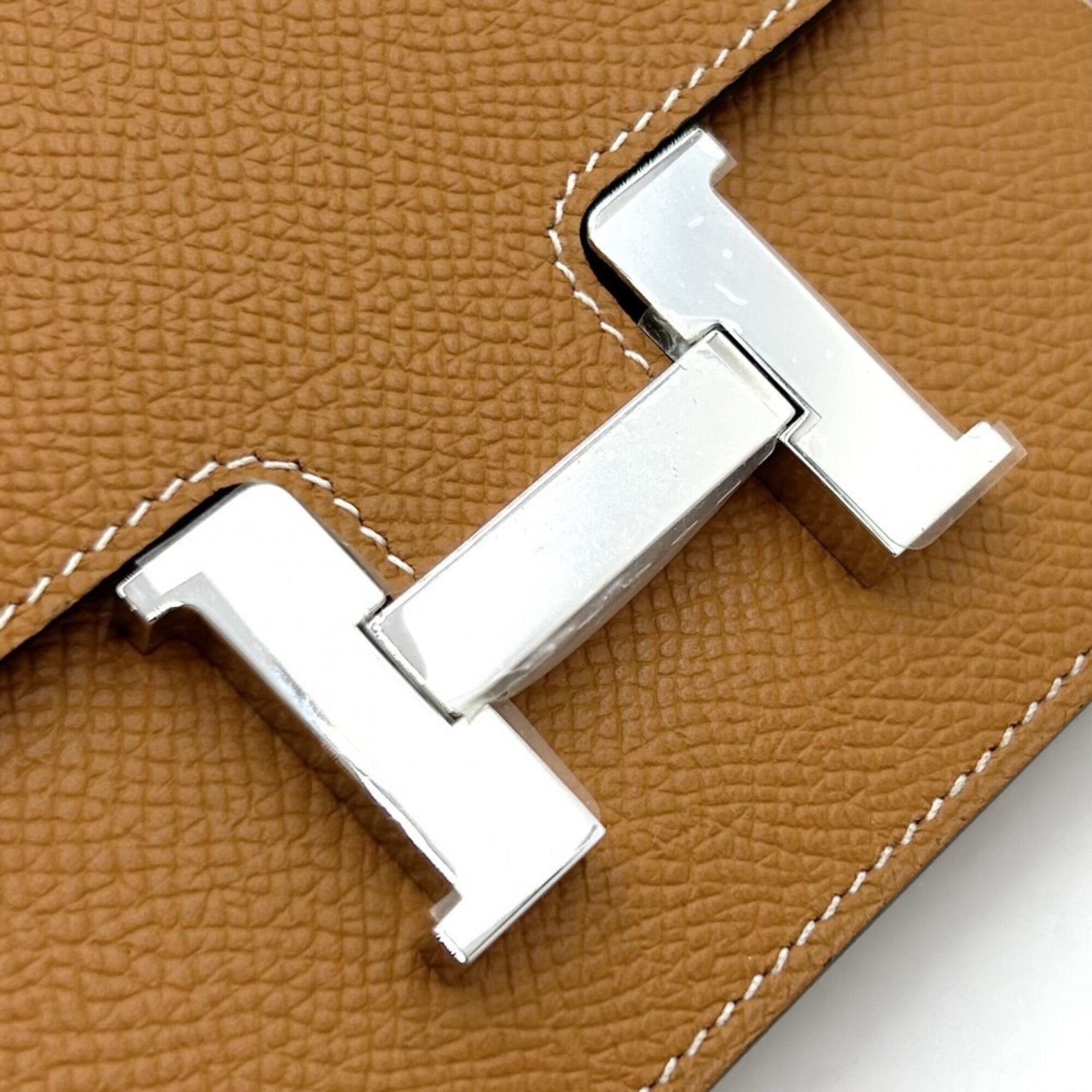 Hermes Brown Epsom Leather Wallet (Bi-Fold) (Pre-Owned)